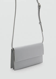 Crossbody bag with flap — Blue 1