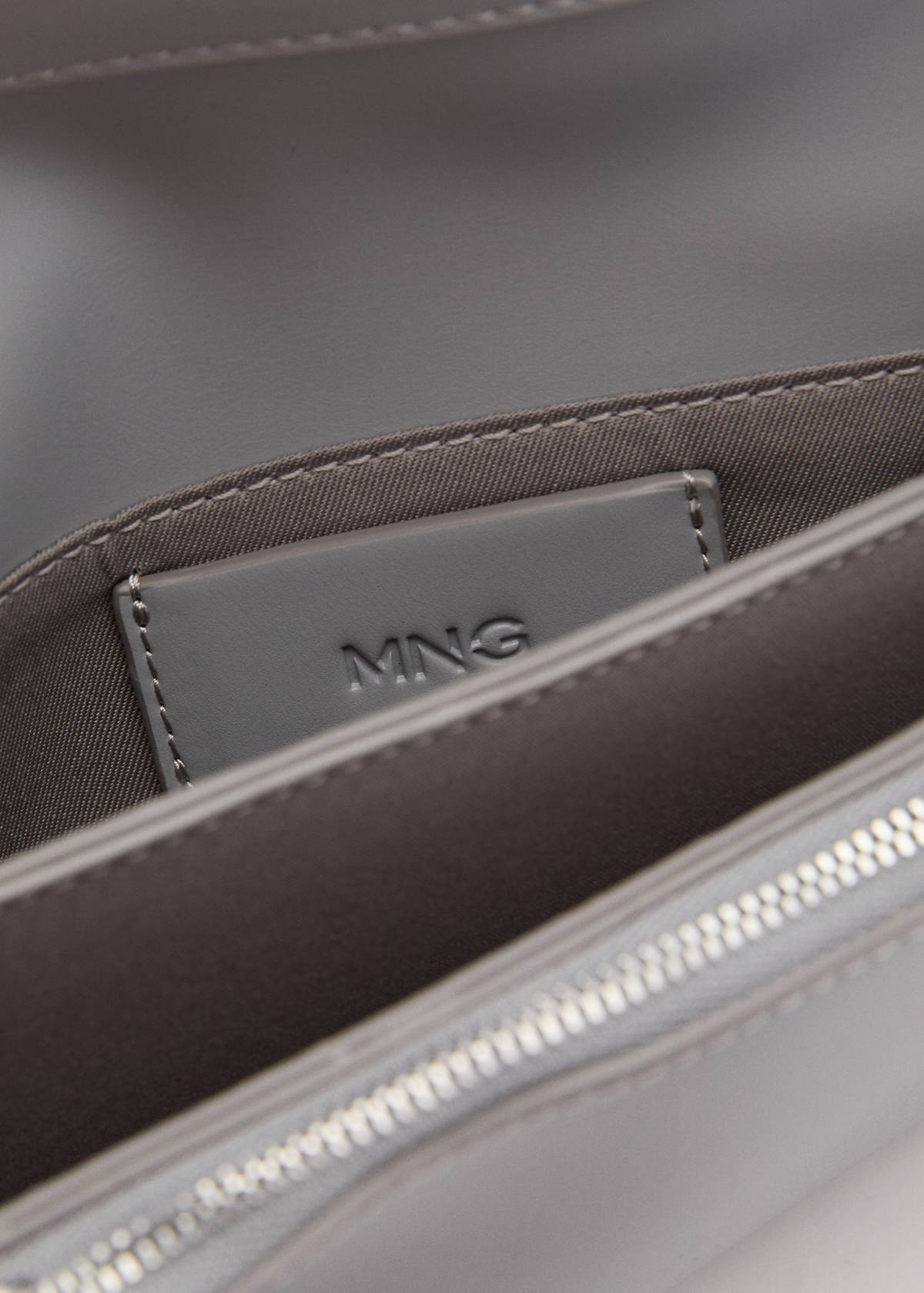 Crossbody bag with flap — Blue