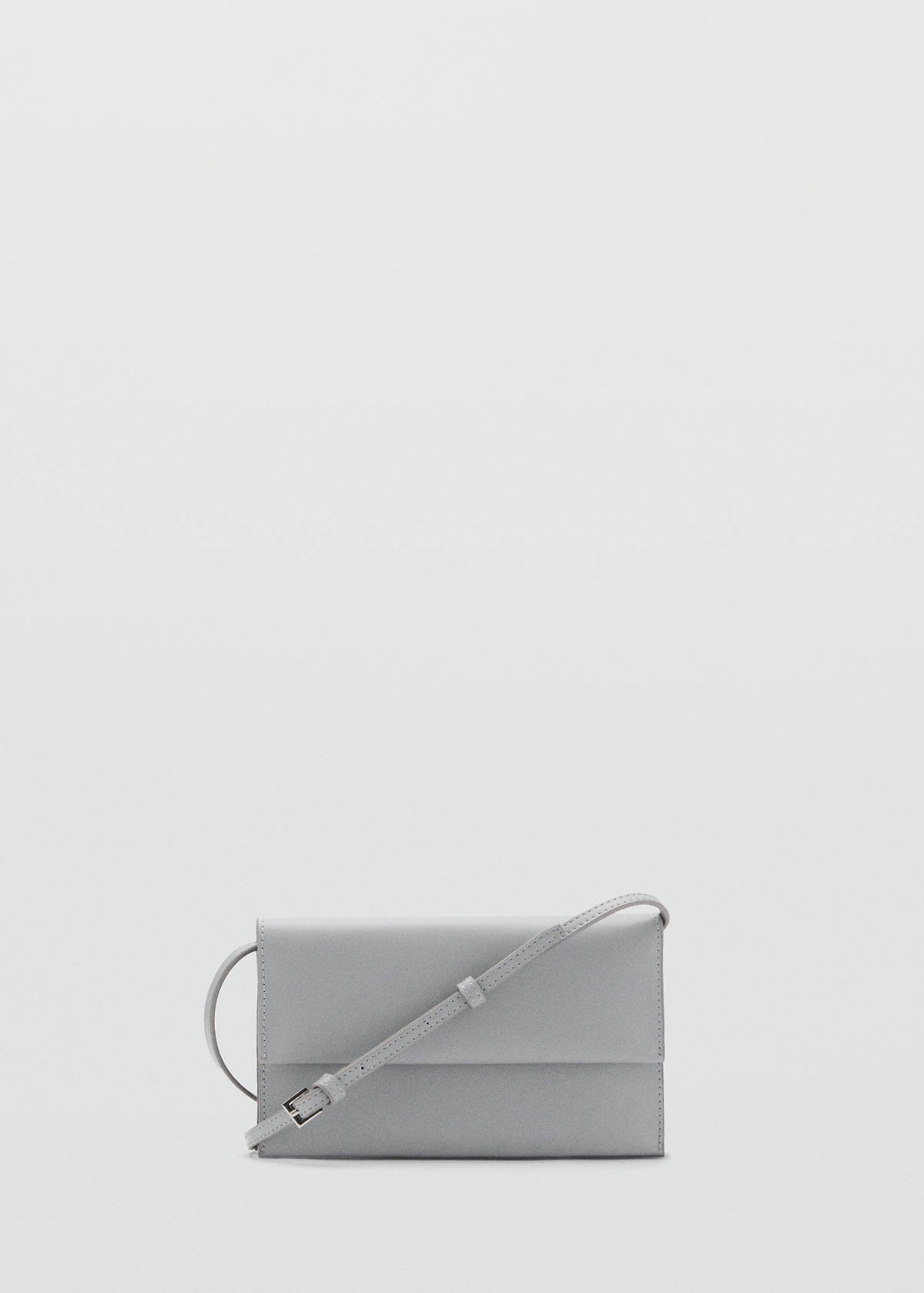 Crossbody bag with flap — Blue