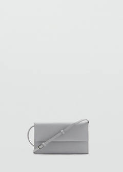 Crossbody bag with flap — Blue 5
