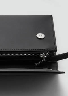 Crossbody bag with flap — Black 4