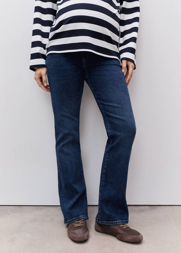 Maternity flared jeans — Dark Blue