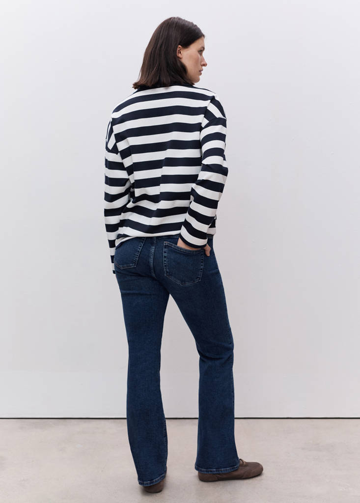 Maternity flared jeans — Dark Blue
