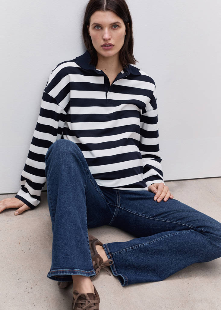 Maternity flared jeans — Dark Blue