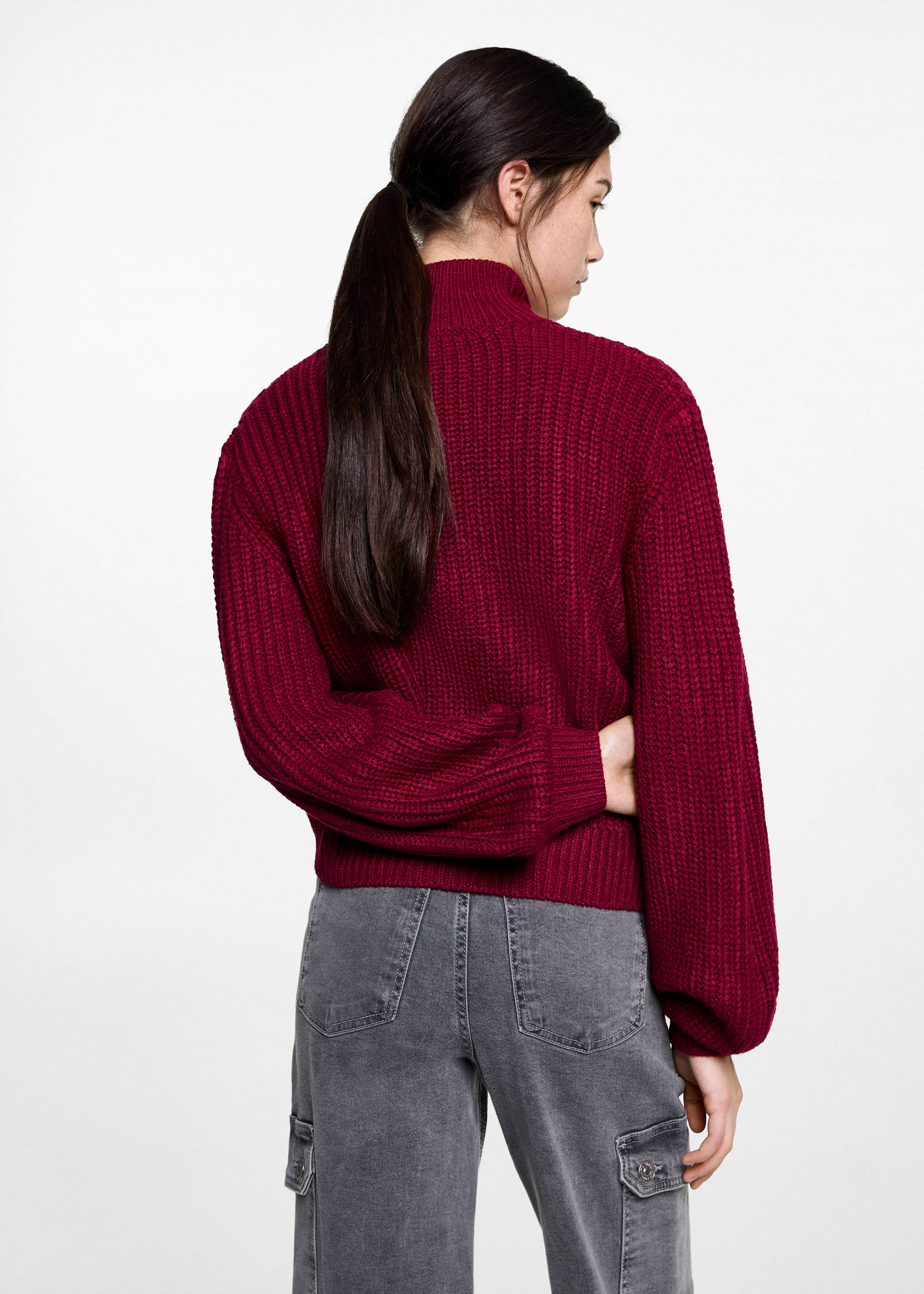 Pull-over oversize ouvertures - Verso de l’article