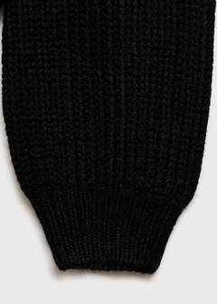 Oversized sweater with openings — Black 7