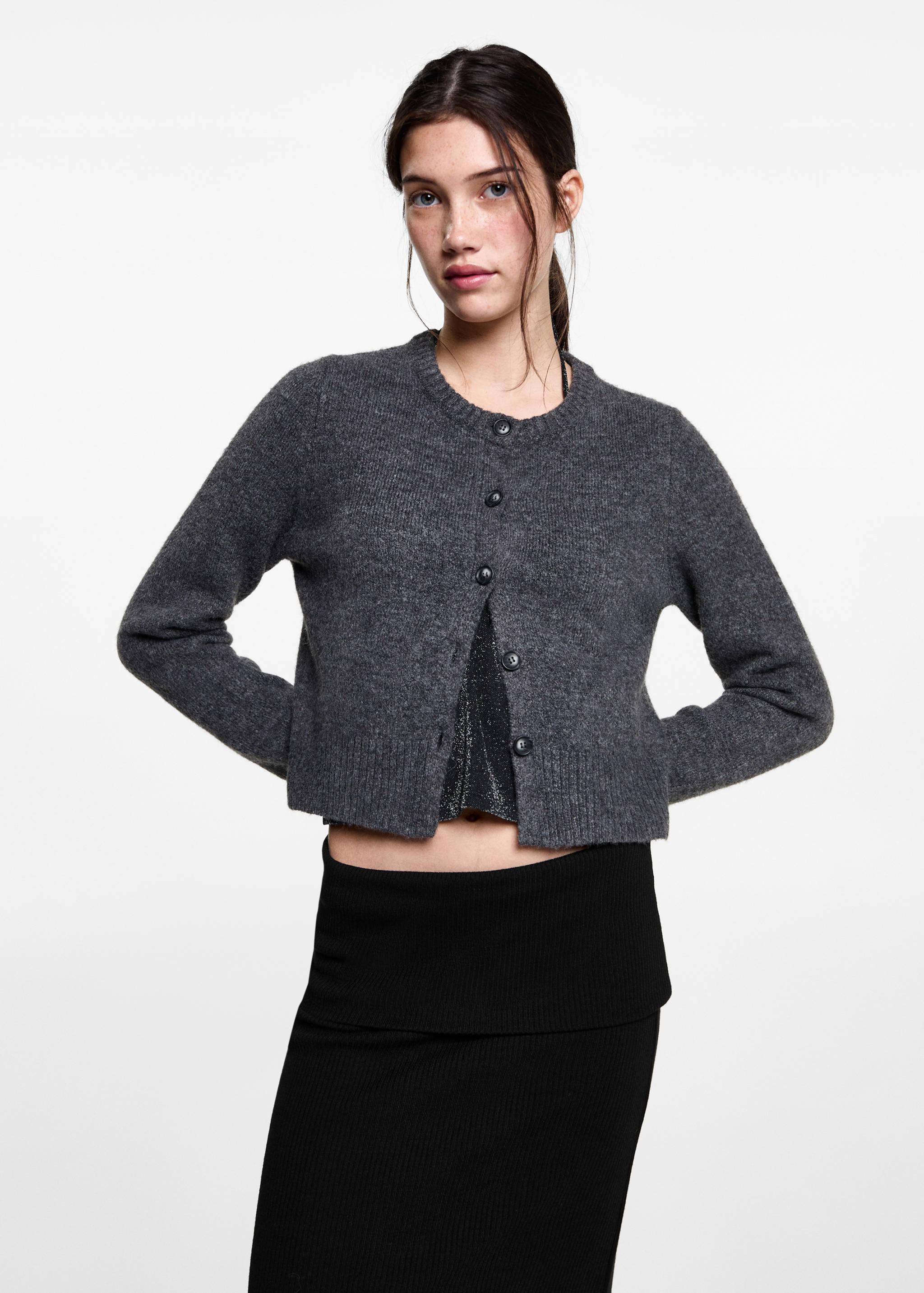 Long knitted skirt - Details of the article 1