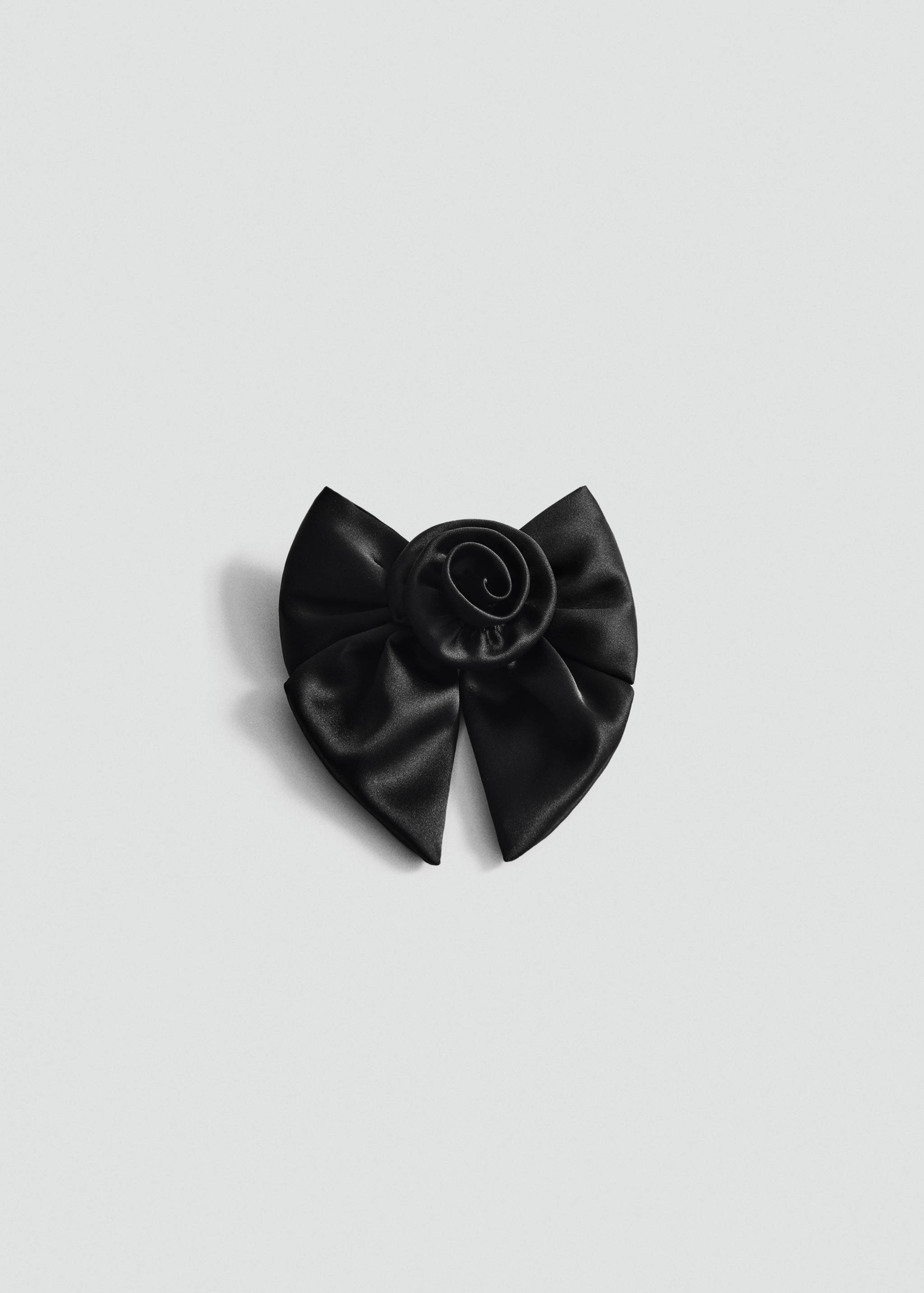 Barrette nœud détail fleur - Article sans modèle