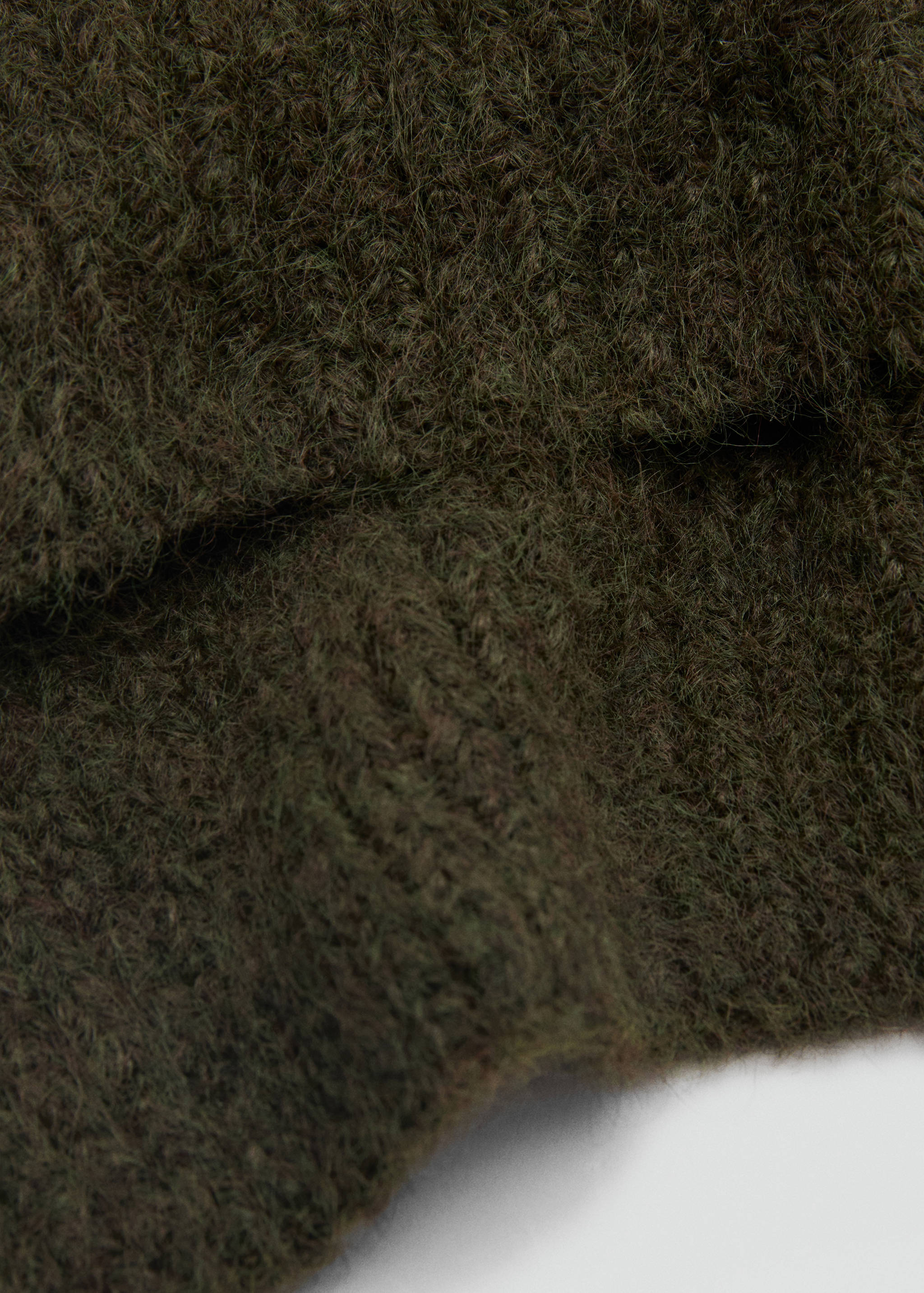 Crop turtleneck shawl - Details of the article 1