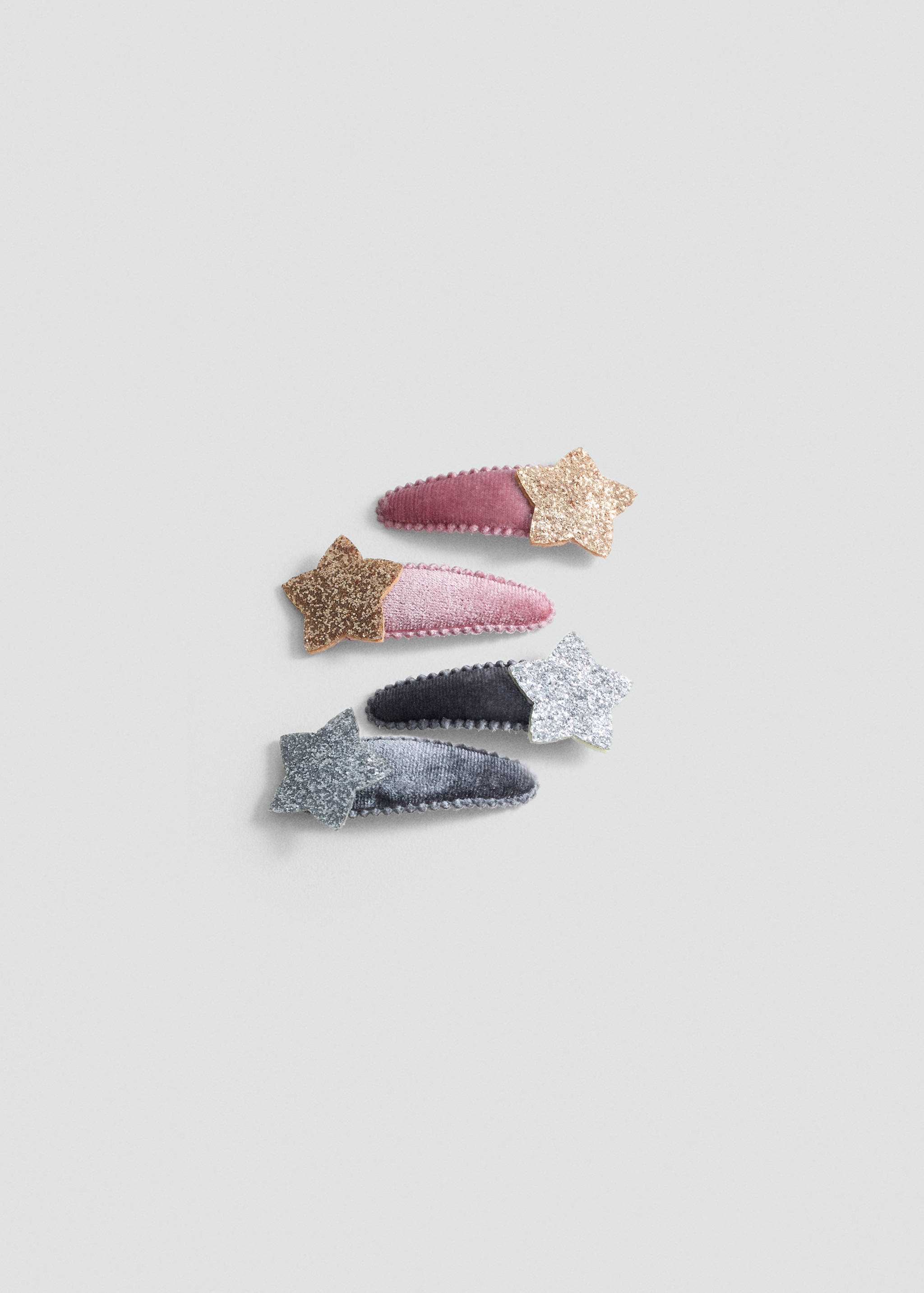 4 pack glitter hairclips - Article without model