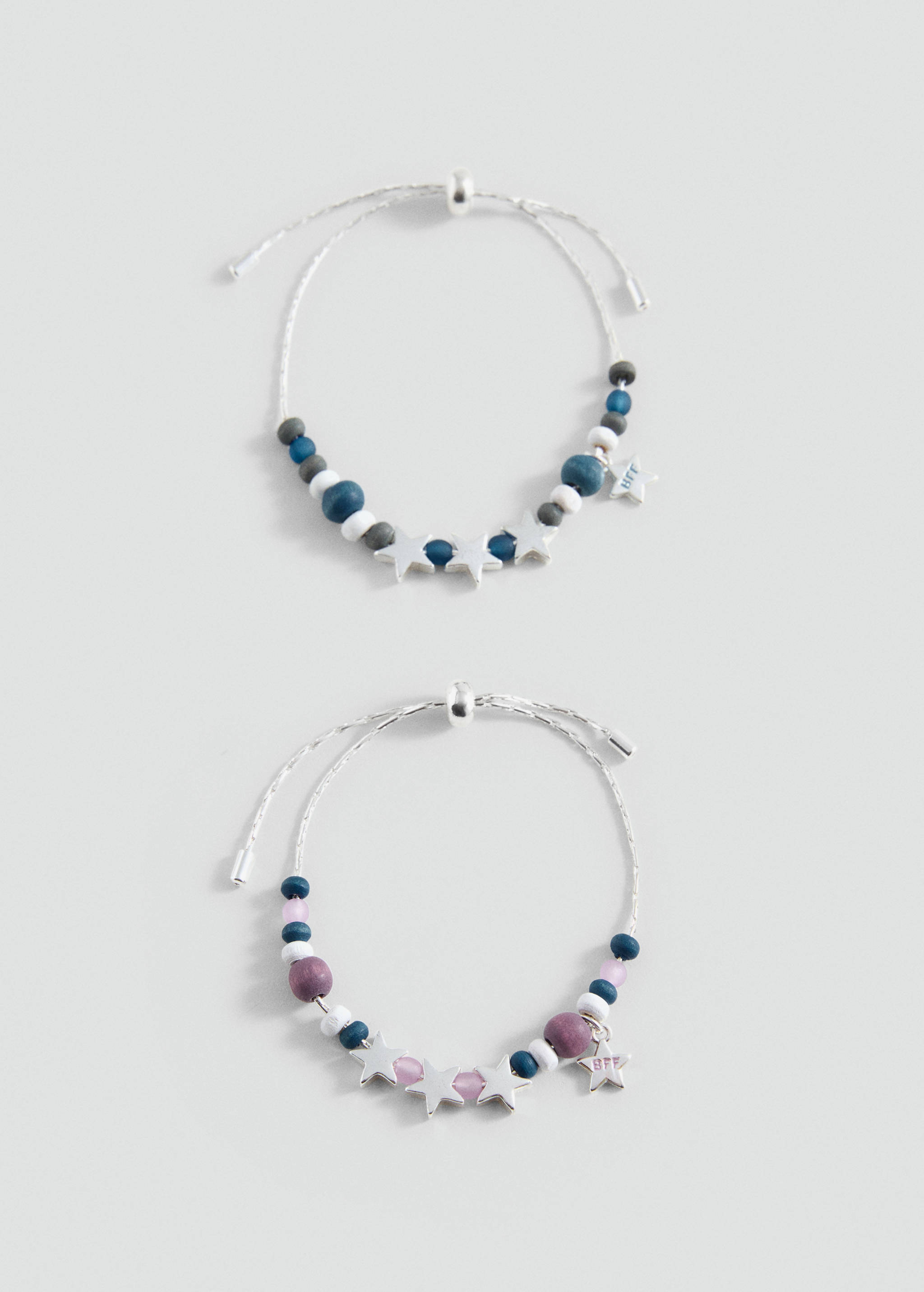 أساور من الخرز في 2 لفة - منتج دون نموذج