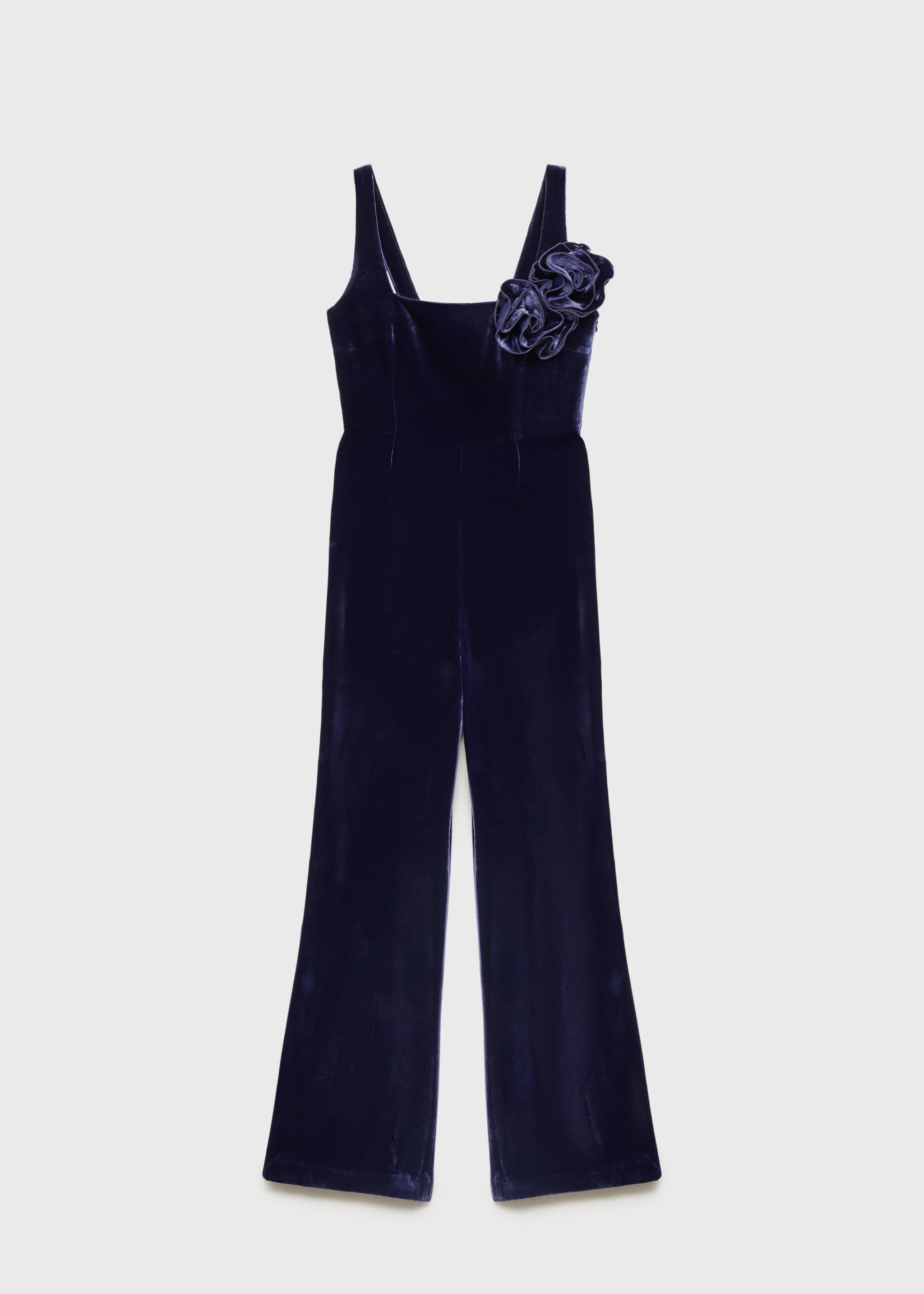 Ολόσωμη φόρμα βελούδο καμπάνα φαρδιές τιράντες - Προϊόν χωρίς μοντέλο