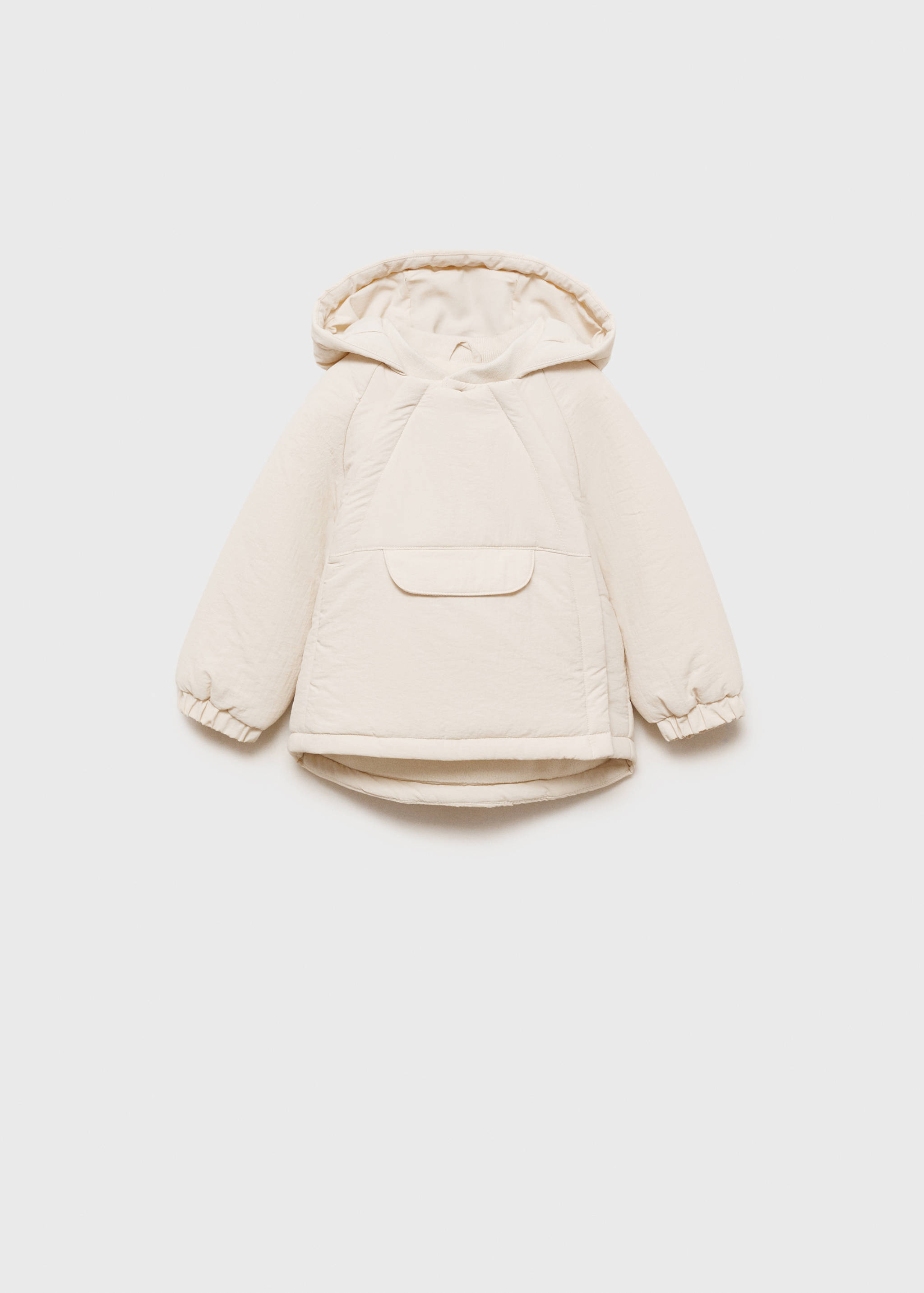 Anorak acolchado bolsillo canguro - Artículo sin modelo
