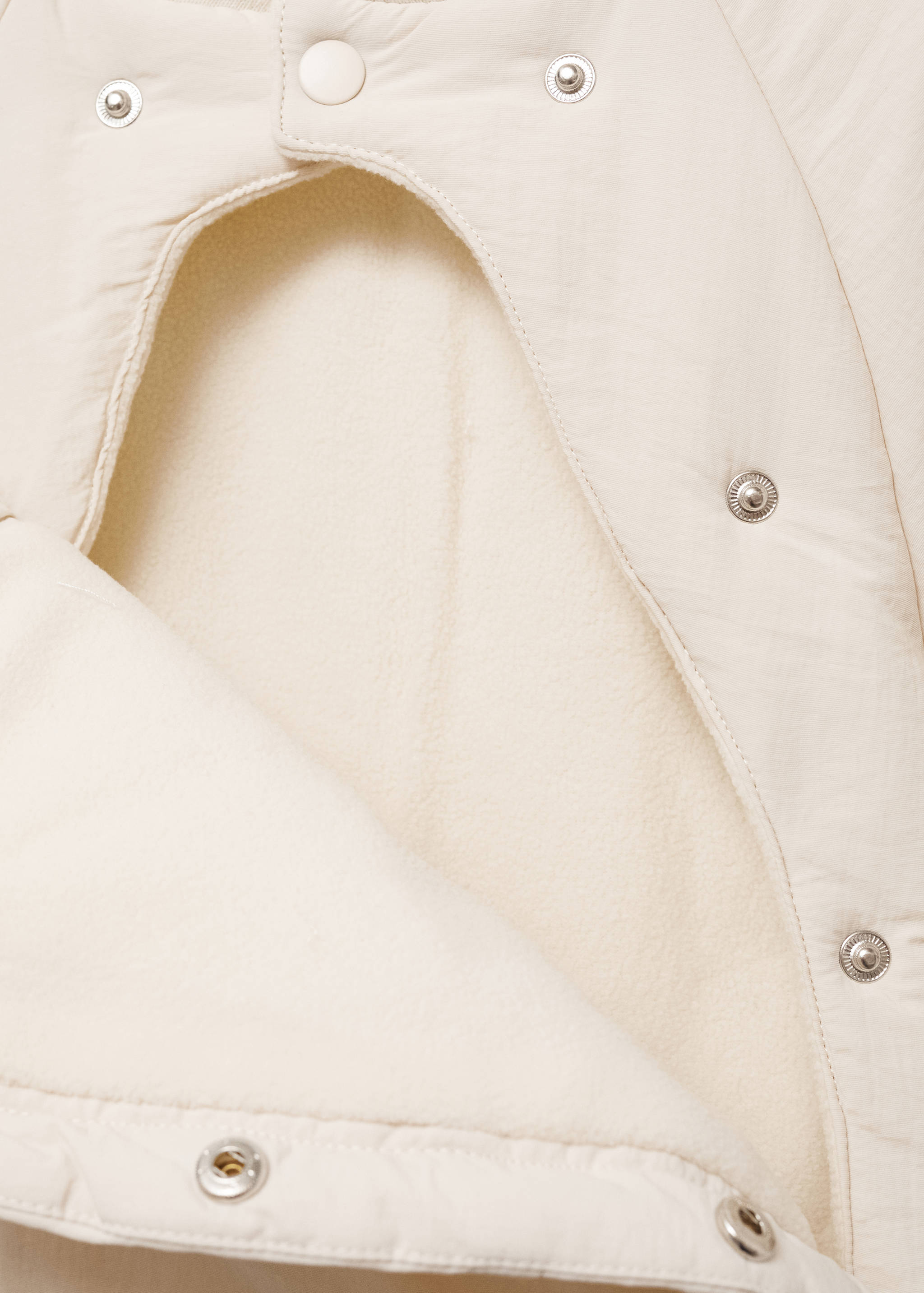 Anorak acolchado bolsillo canguro - Detalle del artículo 0