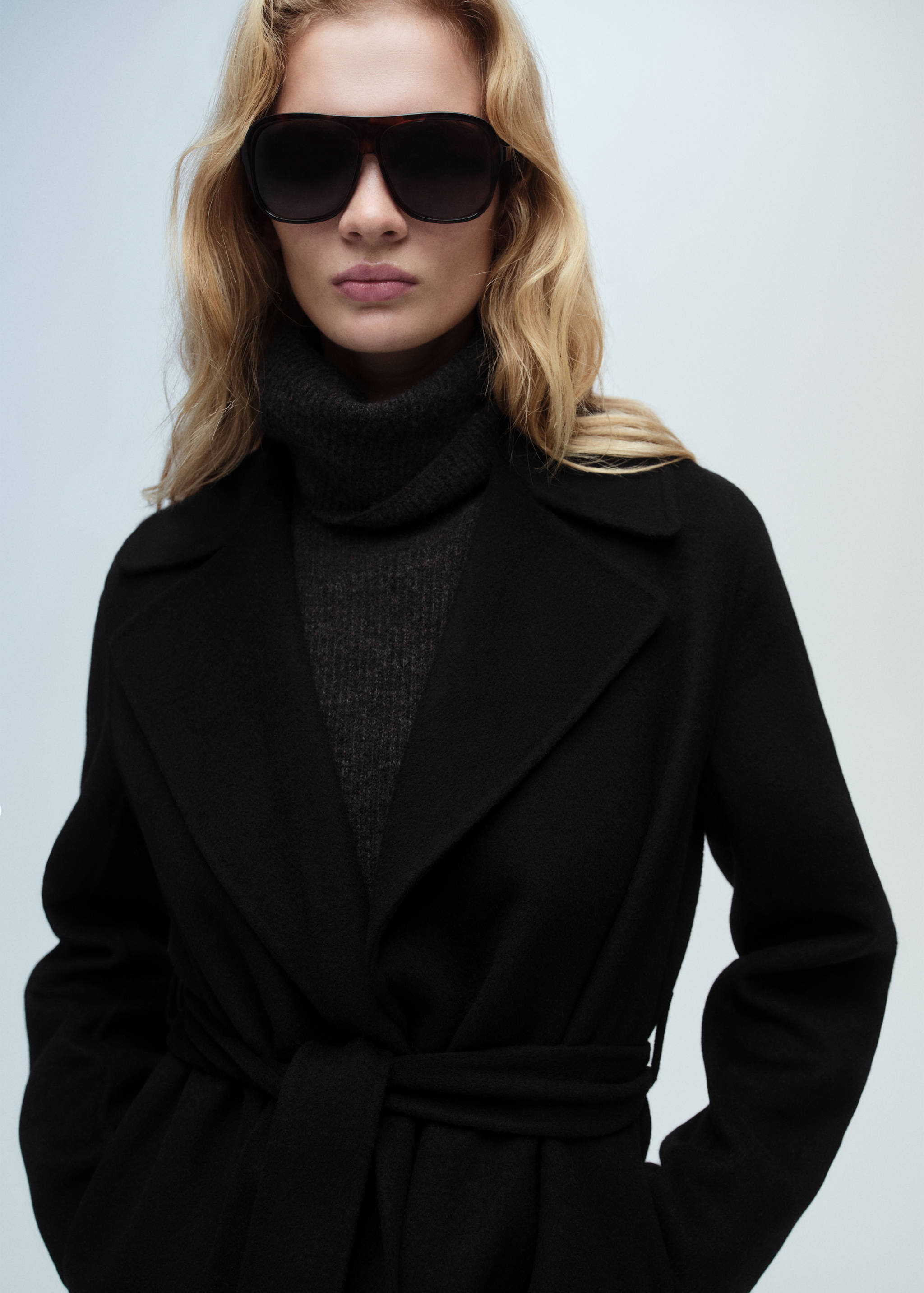 Belt handmade coat - Medium plane