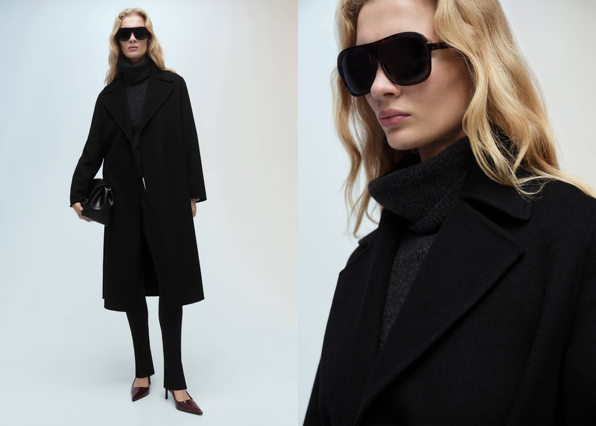 Belt handmade coat - Panoramic plane