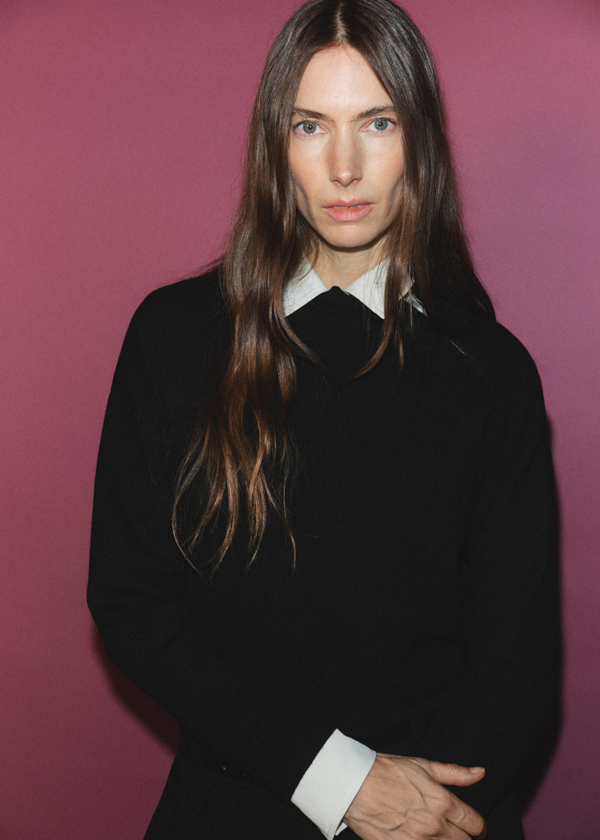 Perkins-neck sweater with zip - Details of the article 6