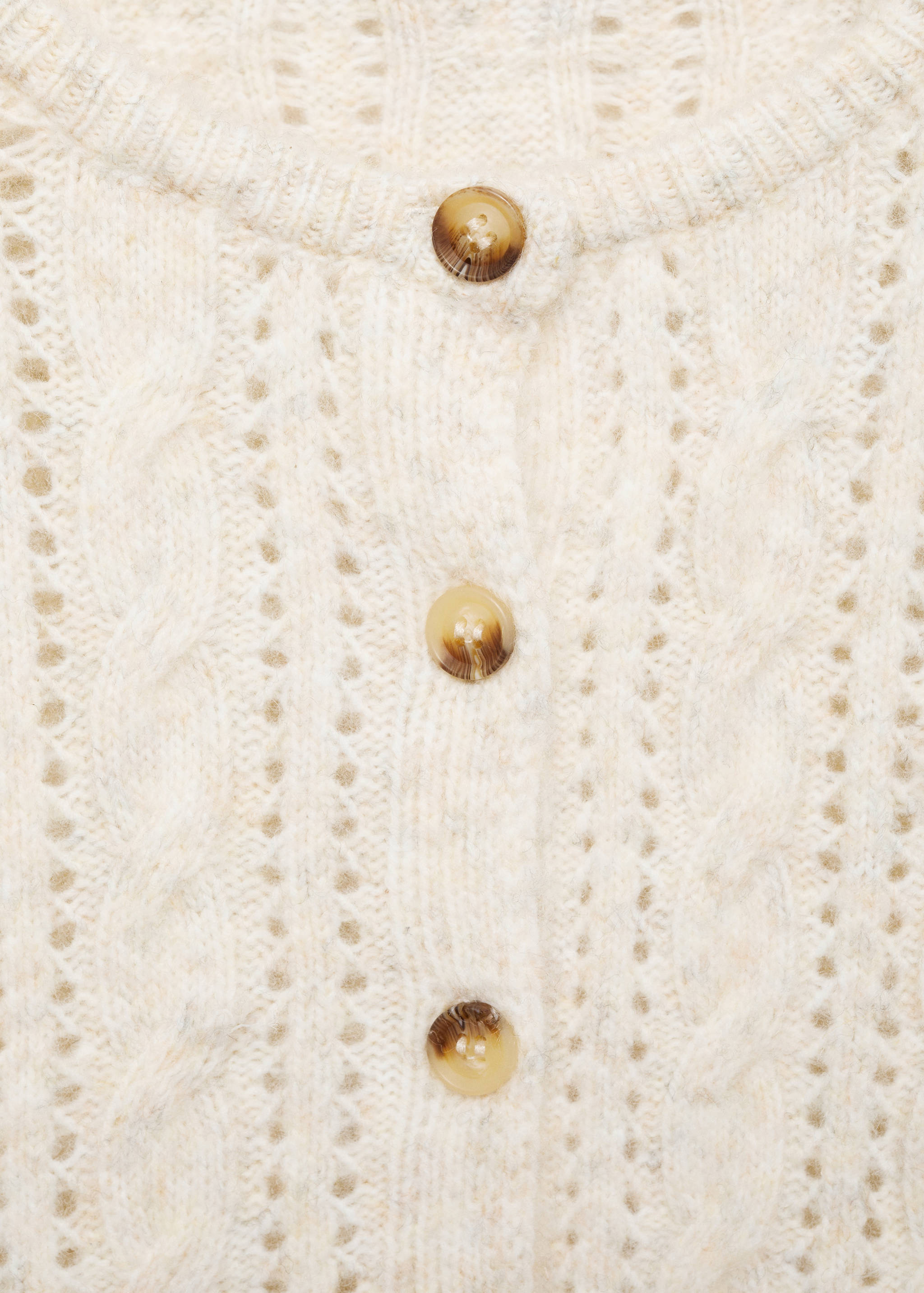 Cardigan torsadé détails ajourés - Détail de l'article 8