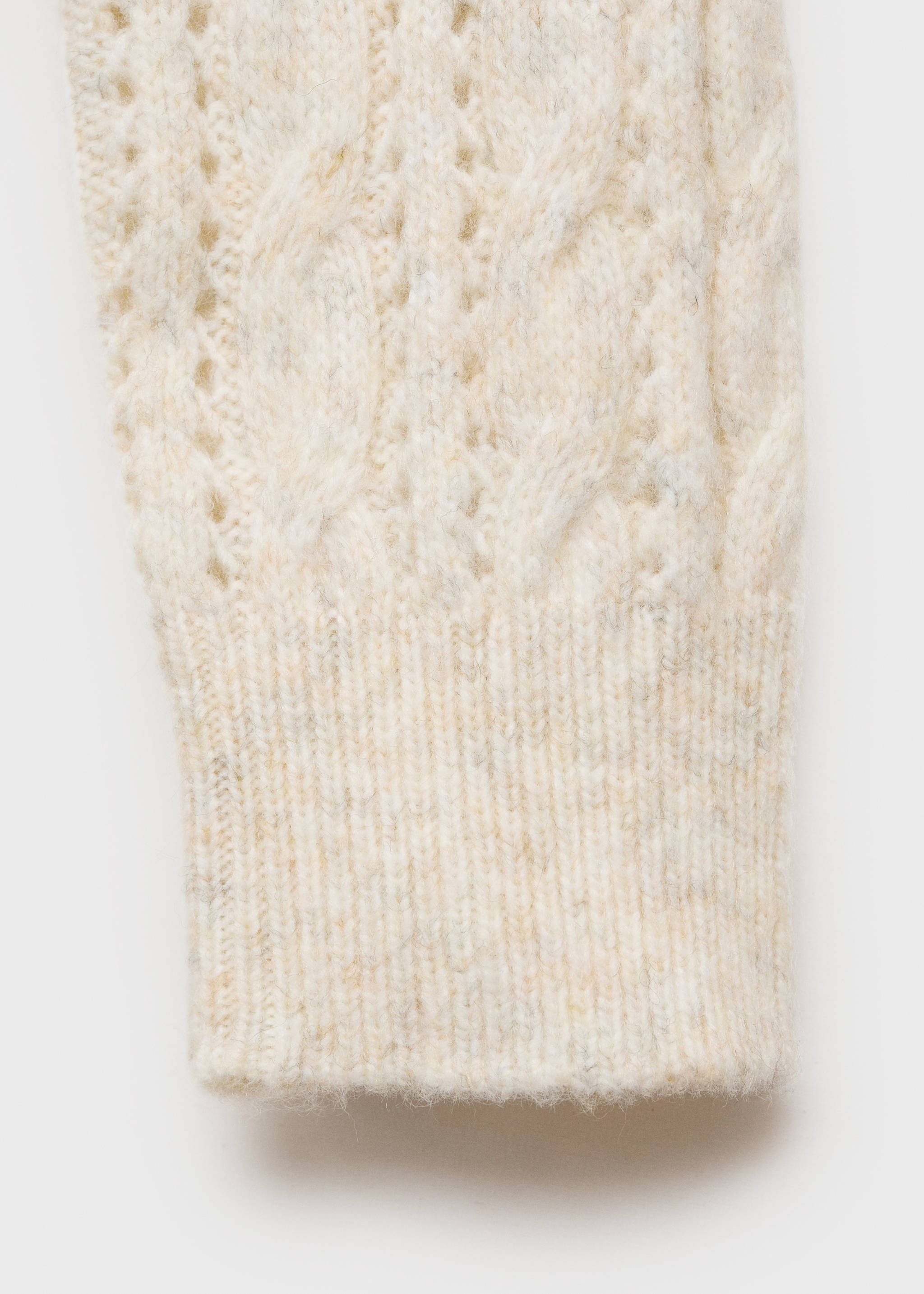 Cardigan torsadé détails ajourés - Détail de l'article 0