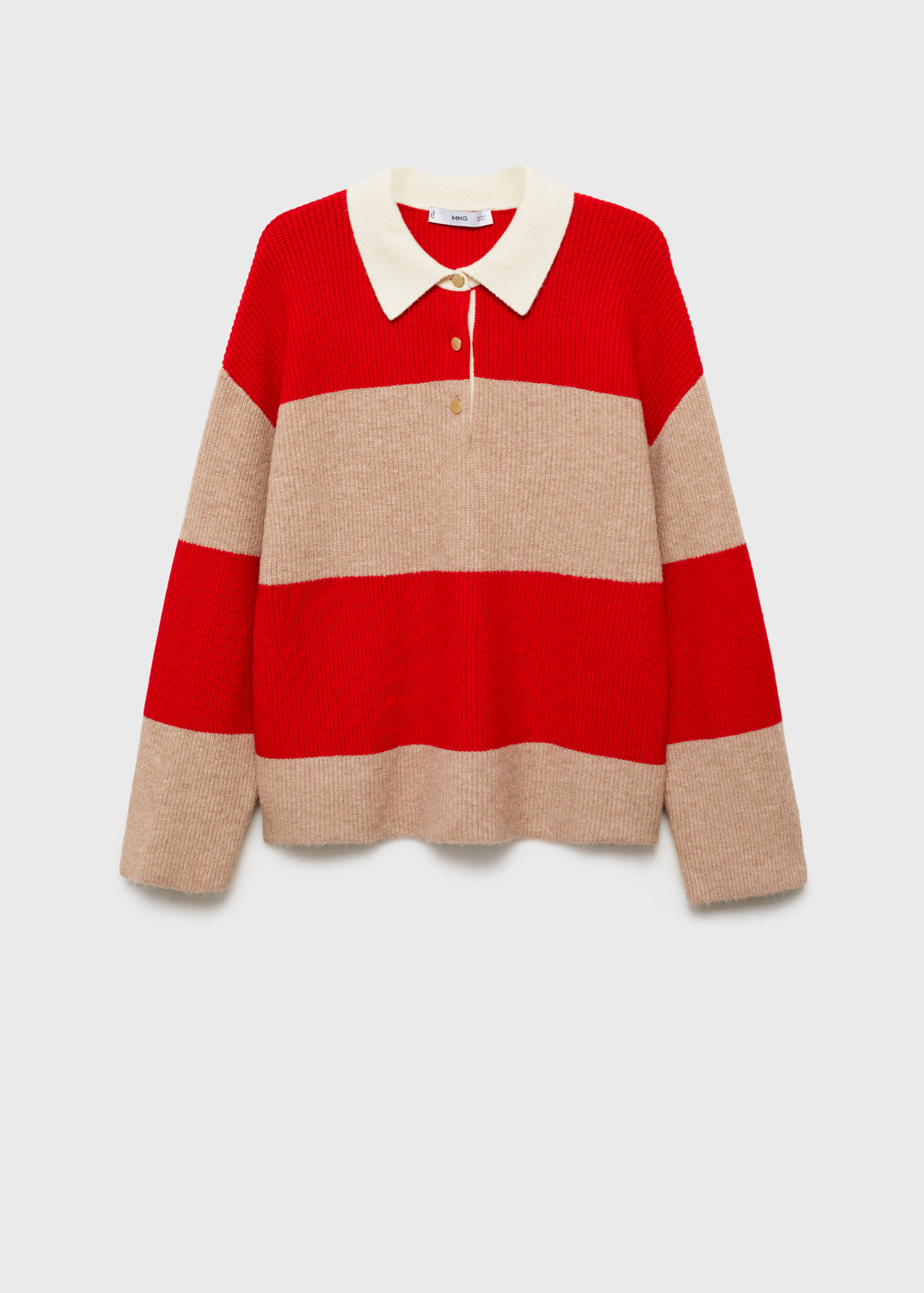 Jersey rayas cuello polo - Artículo sin modelo