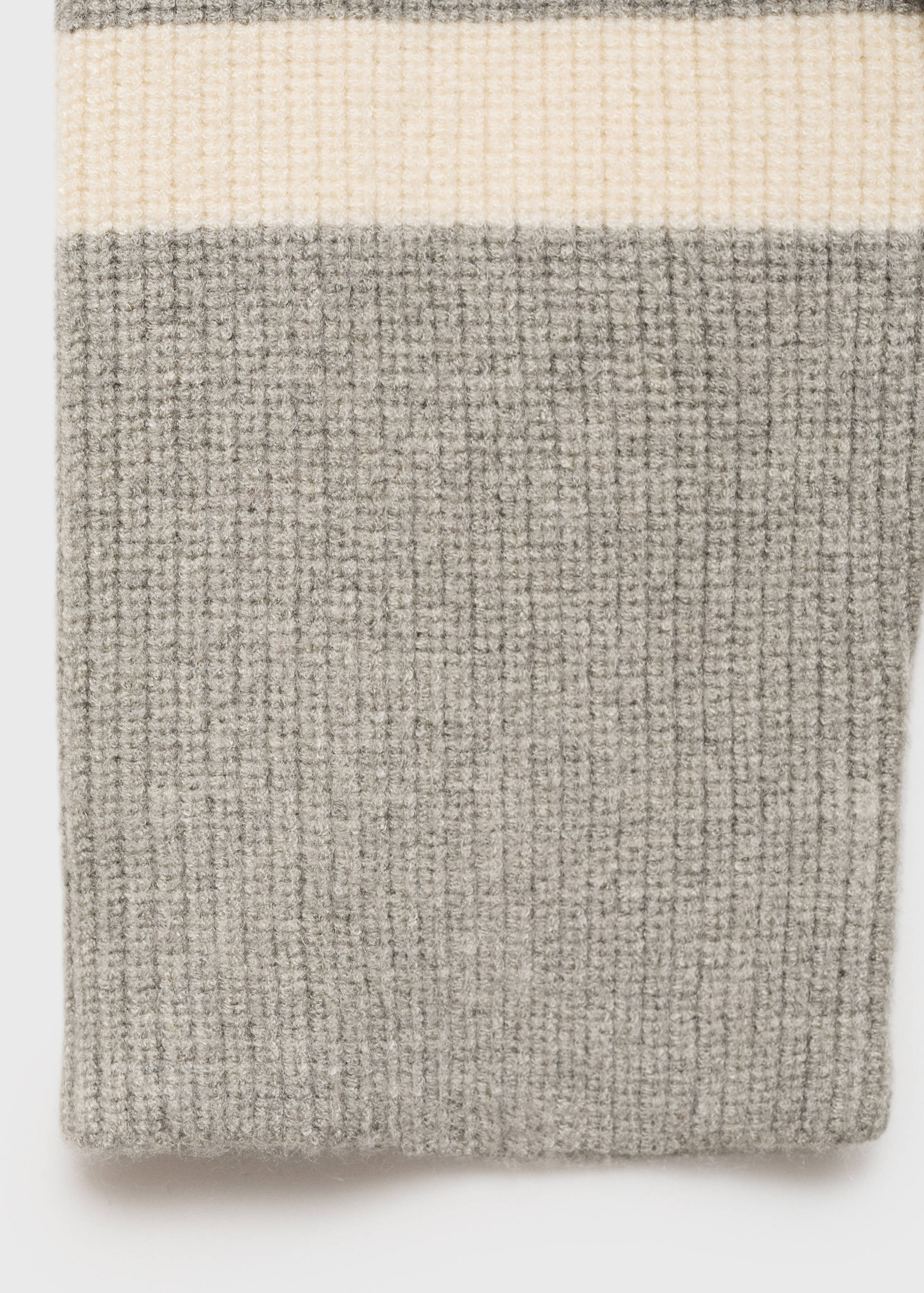 Knitted polo-neck sweater - Details of the article 0