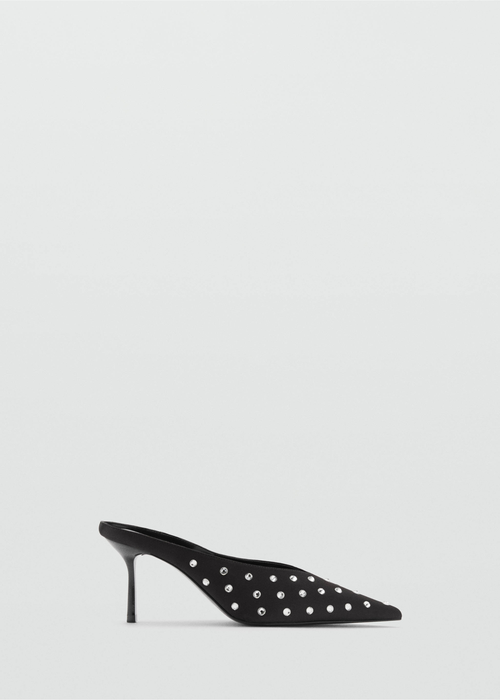Crystal slingback heeled shoe - Article without model, Black. Ref: 87040360-00.