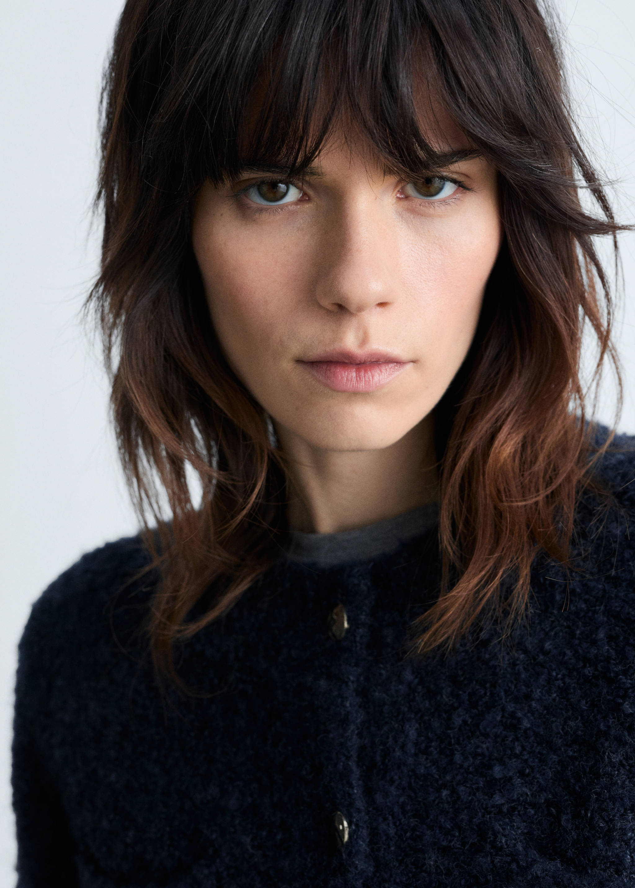 Bouclé jacket with jewel buttons - Details of the article 1