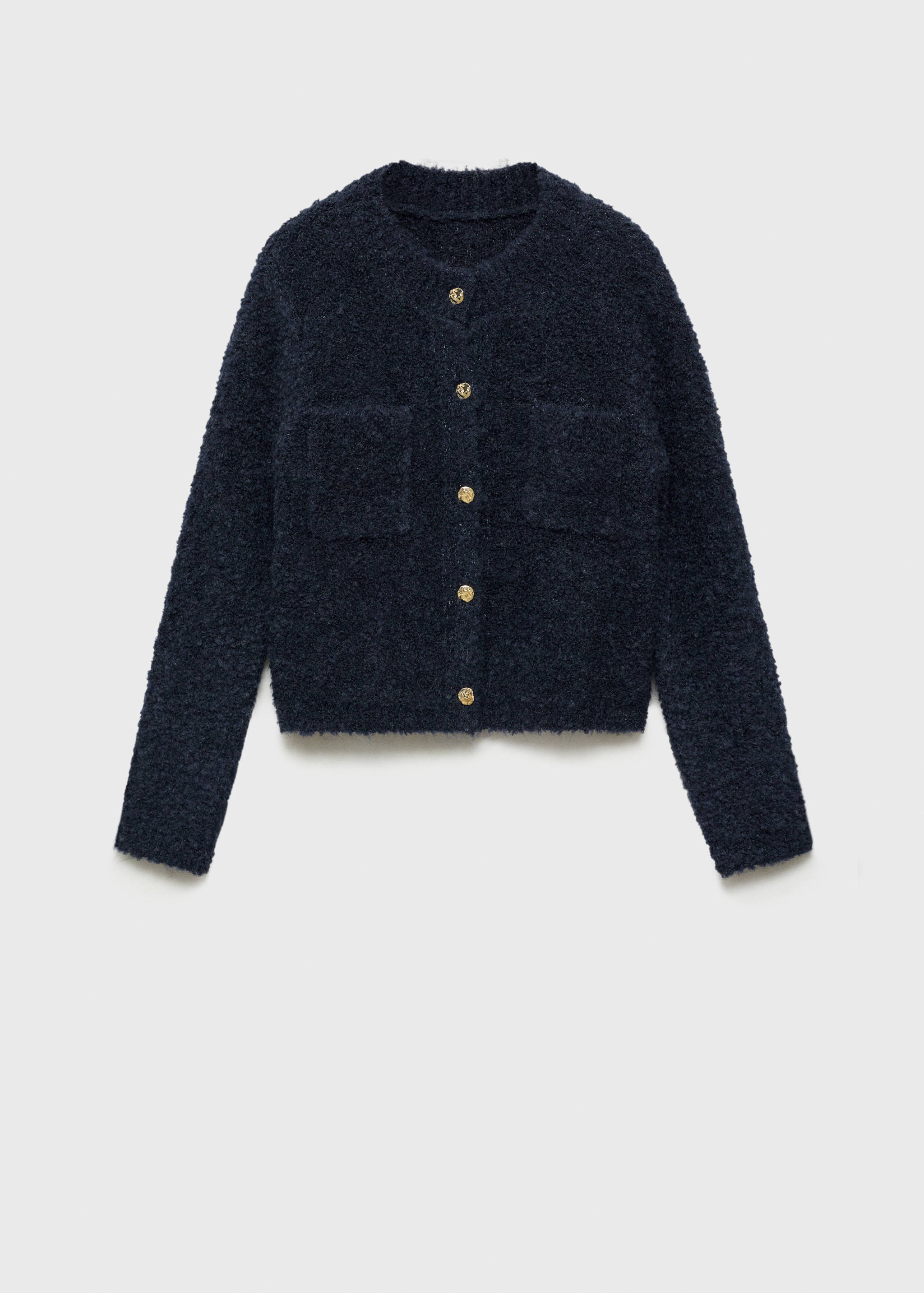 Bouclé jacket with jewel buttons - Article without model