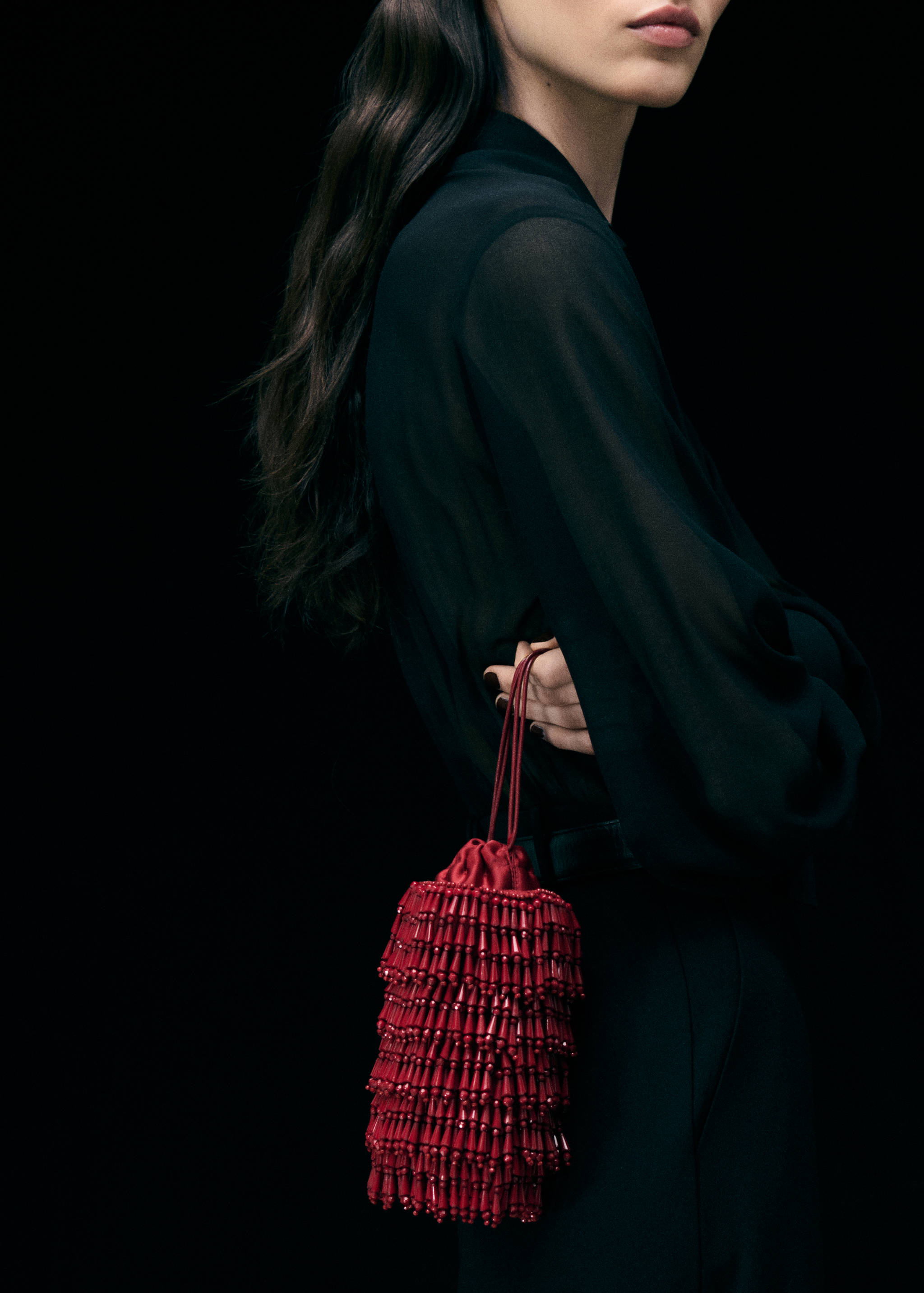 Handväska pärlos - Allmän bild