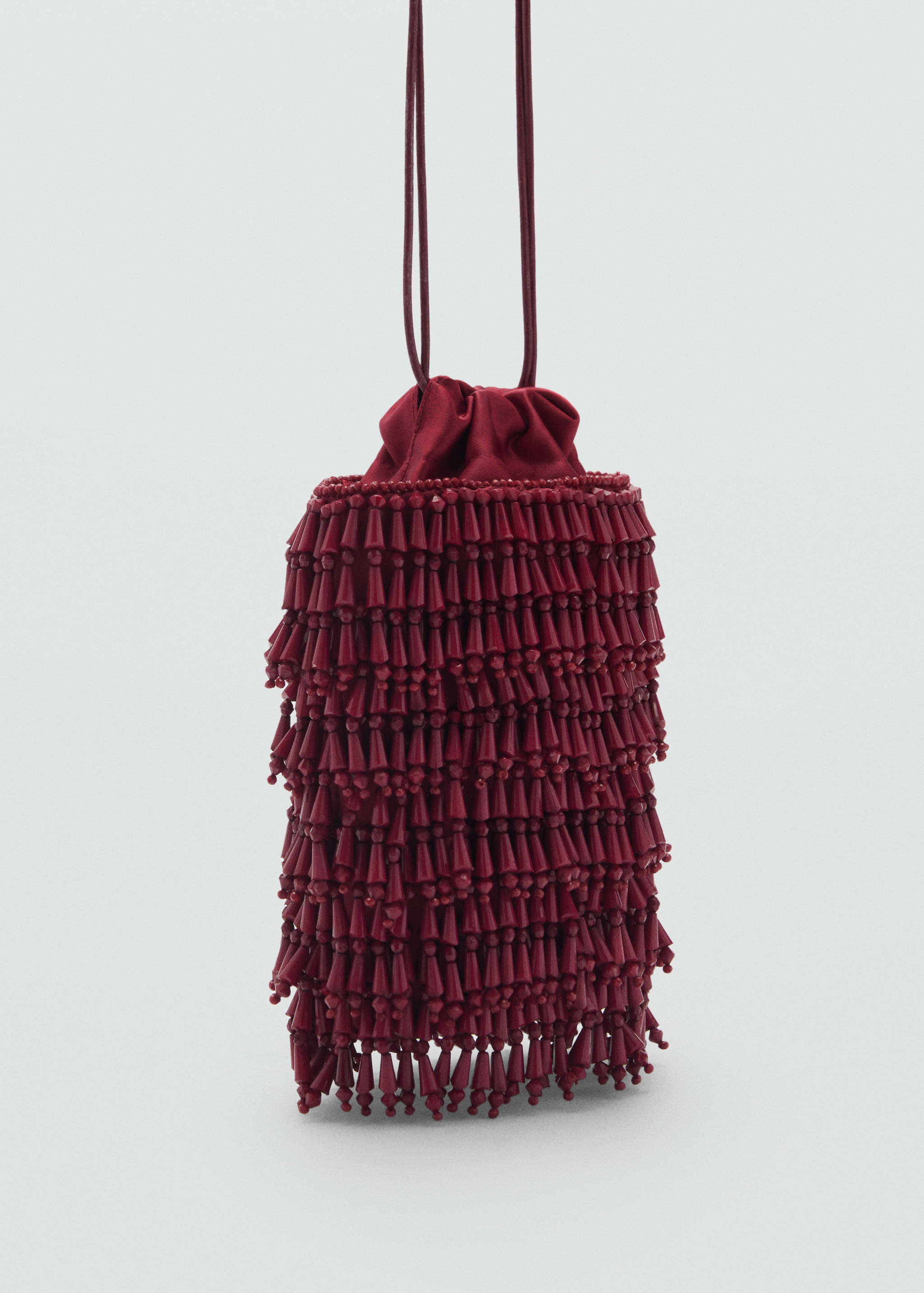 Handväska pärlos - Bild av mittparti