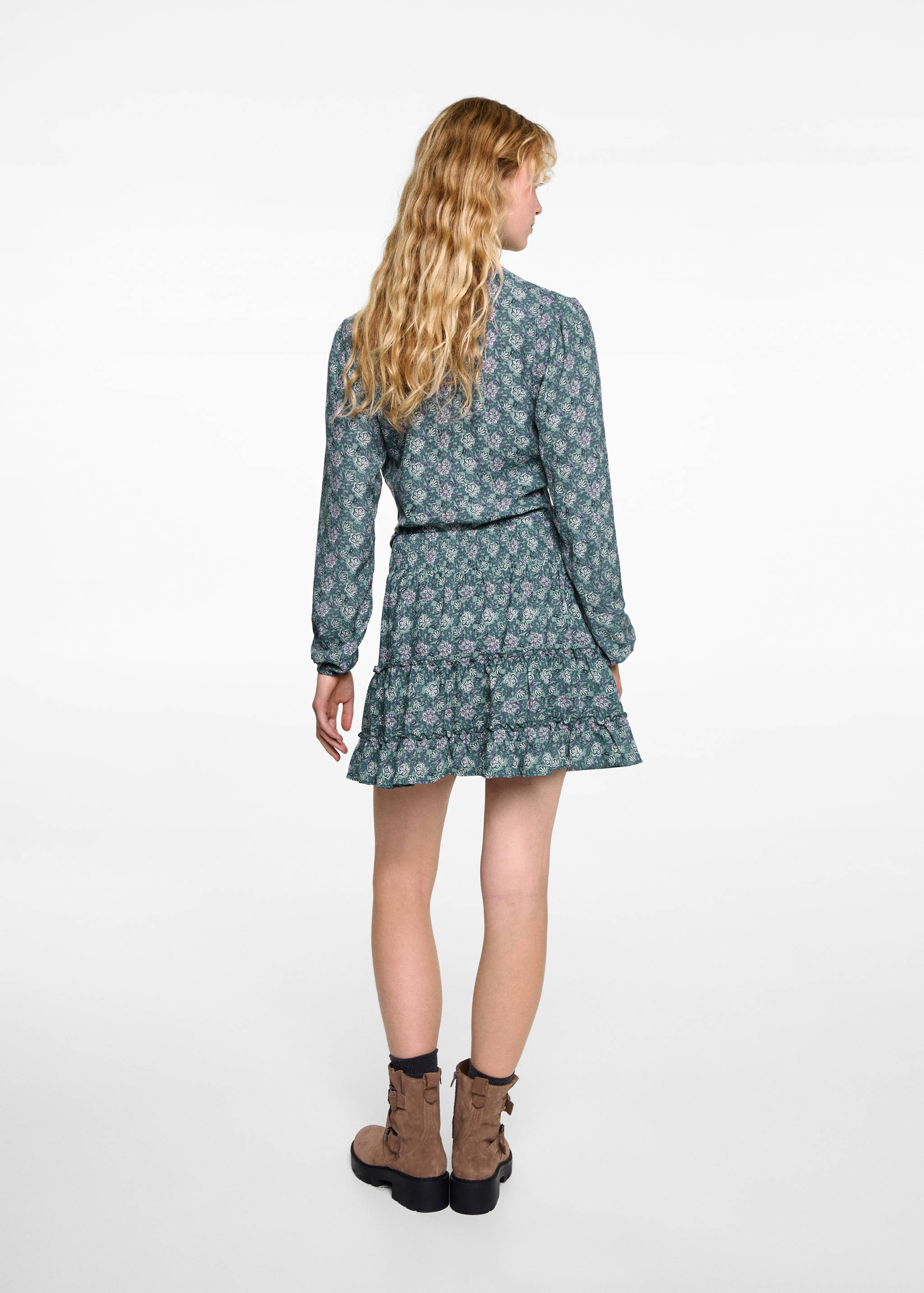 Printed ruffle skirt - Details of the article 1