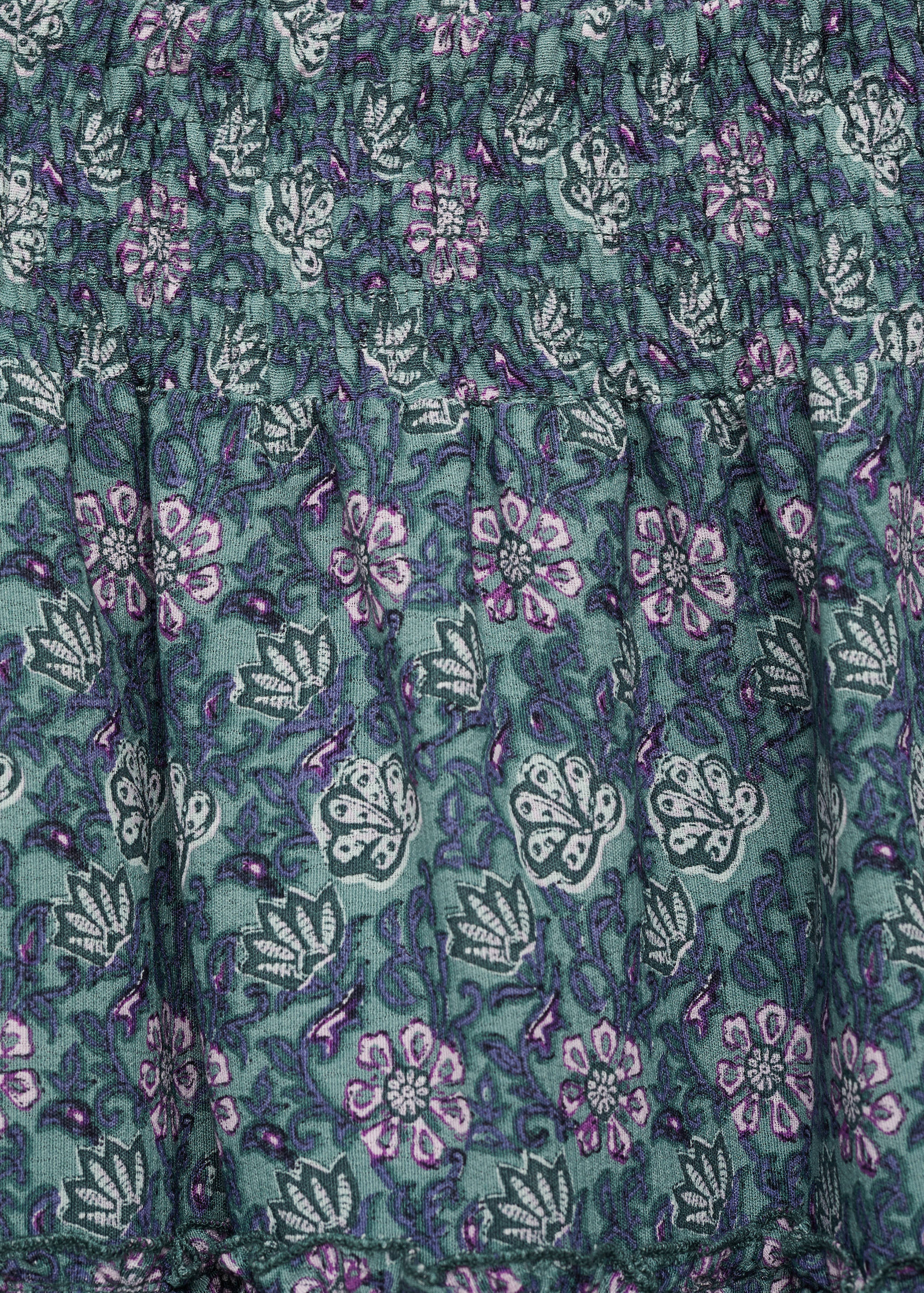 Printed ruffle skirt - Details of the article 8