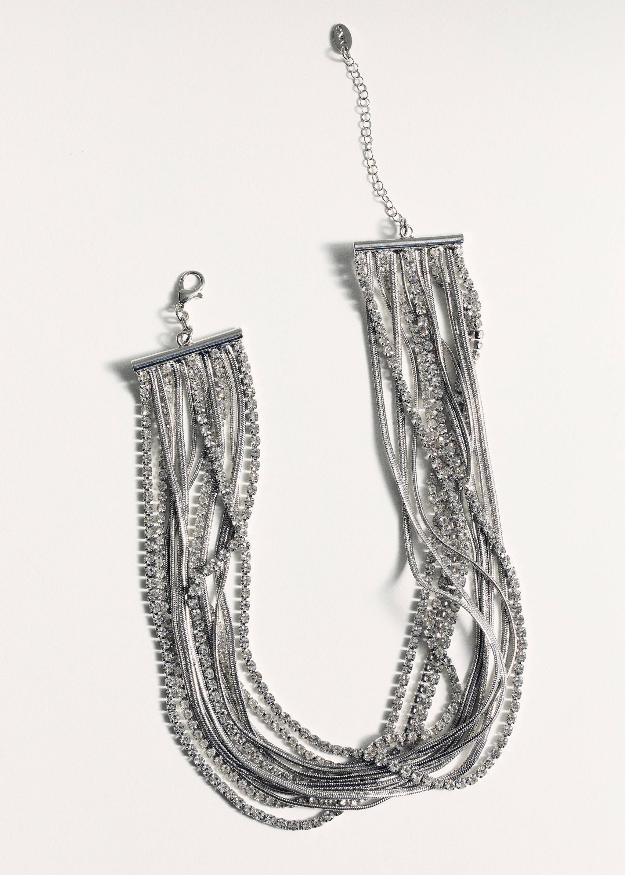 Choker necklace with mixed crystals - Details of the article 5