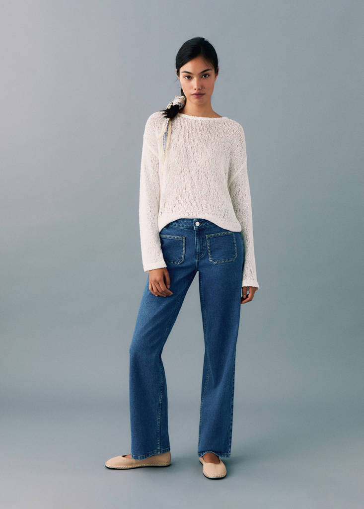 Straight fit jeans — Medium Blue