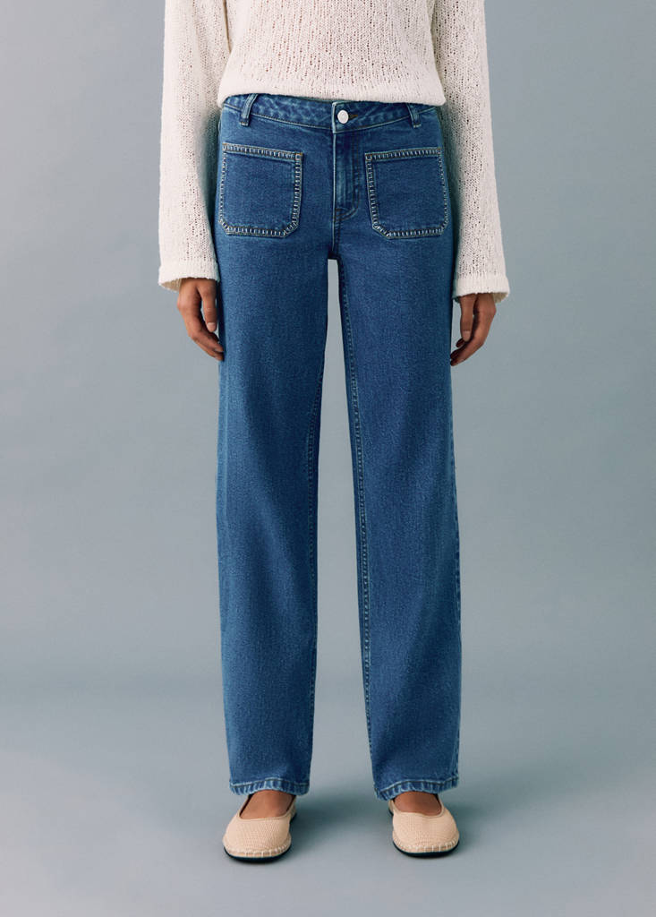 Straight fit jeans — Medium Blue