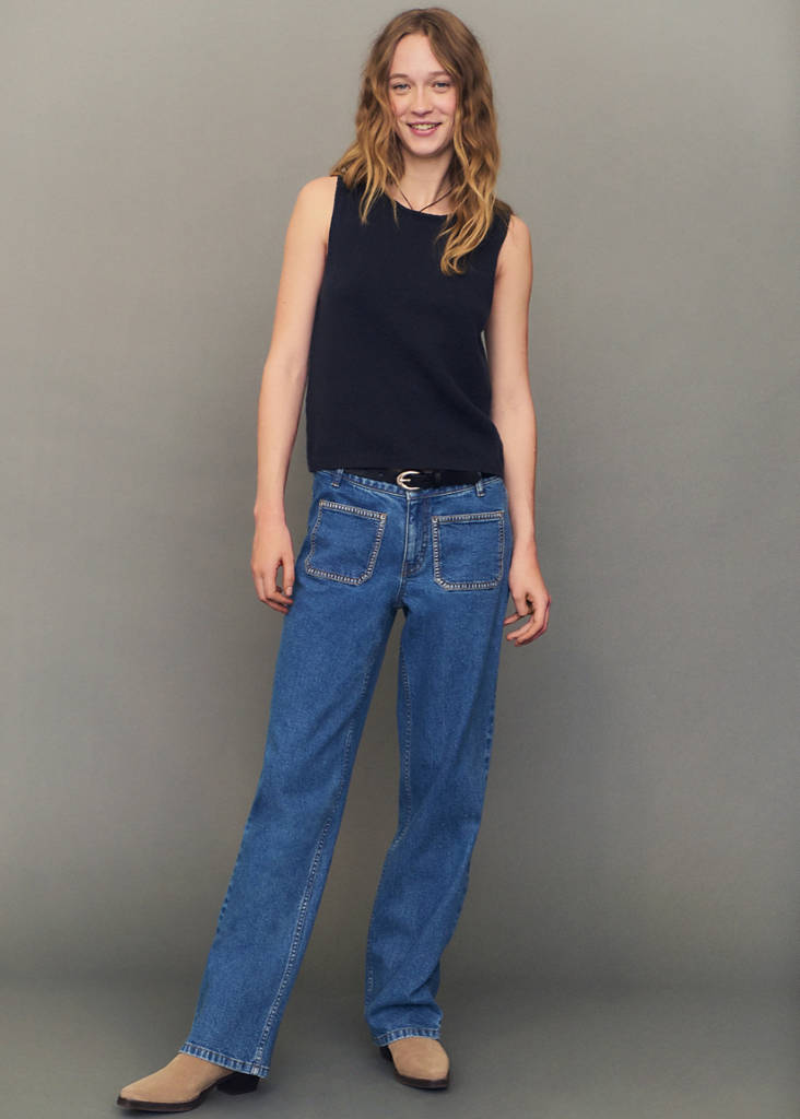 Straight fit jeans — Medium Blue