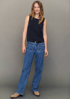Straight fit jeans — Medium Blue 6
