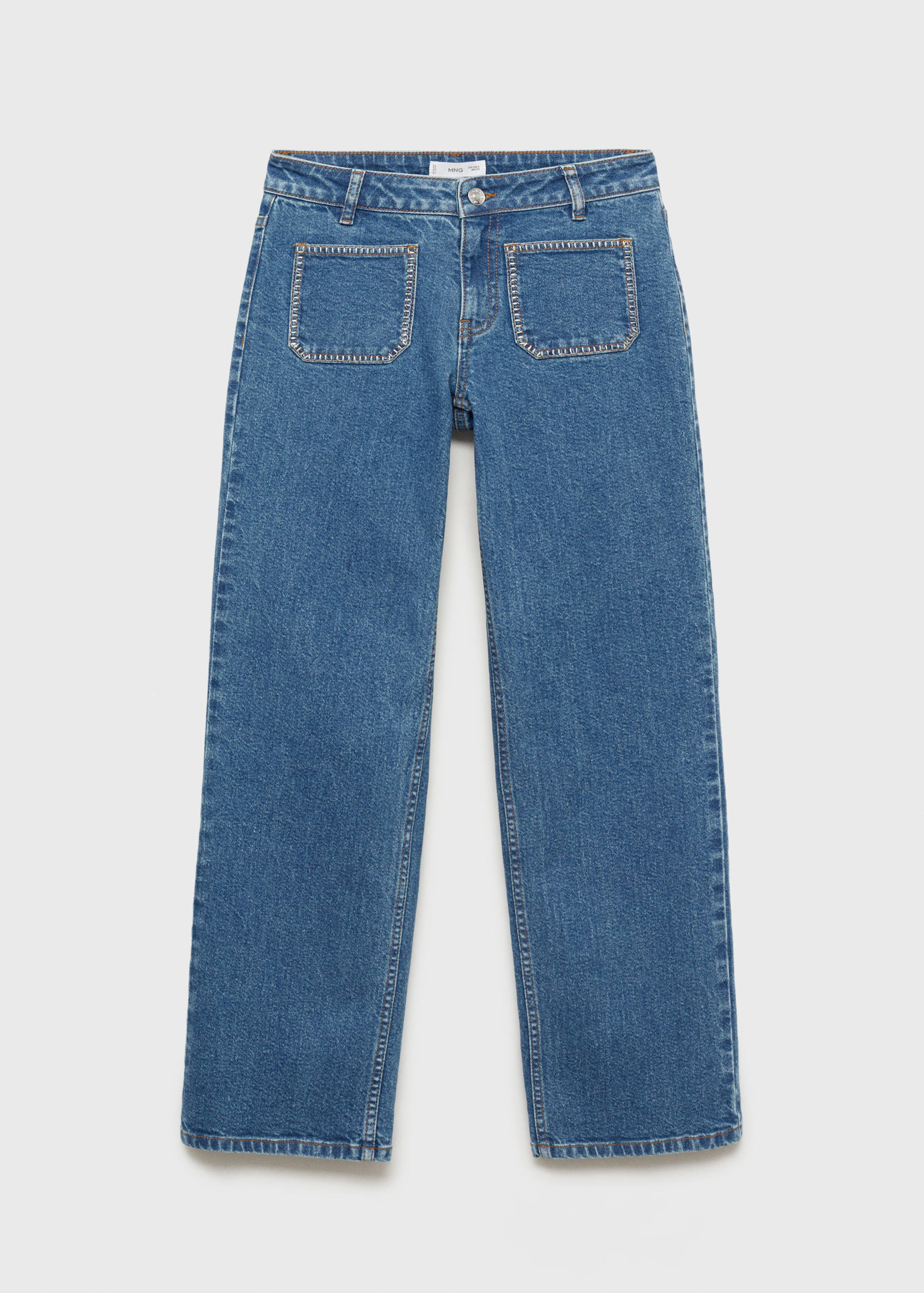 Düz kesim jean pantolon - Modelsiz ürün