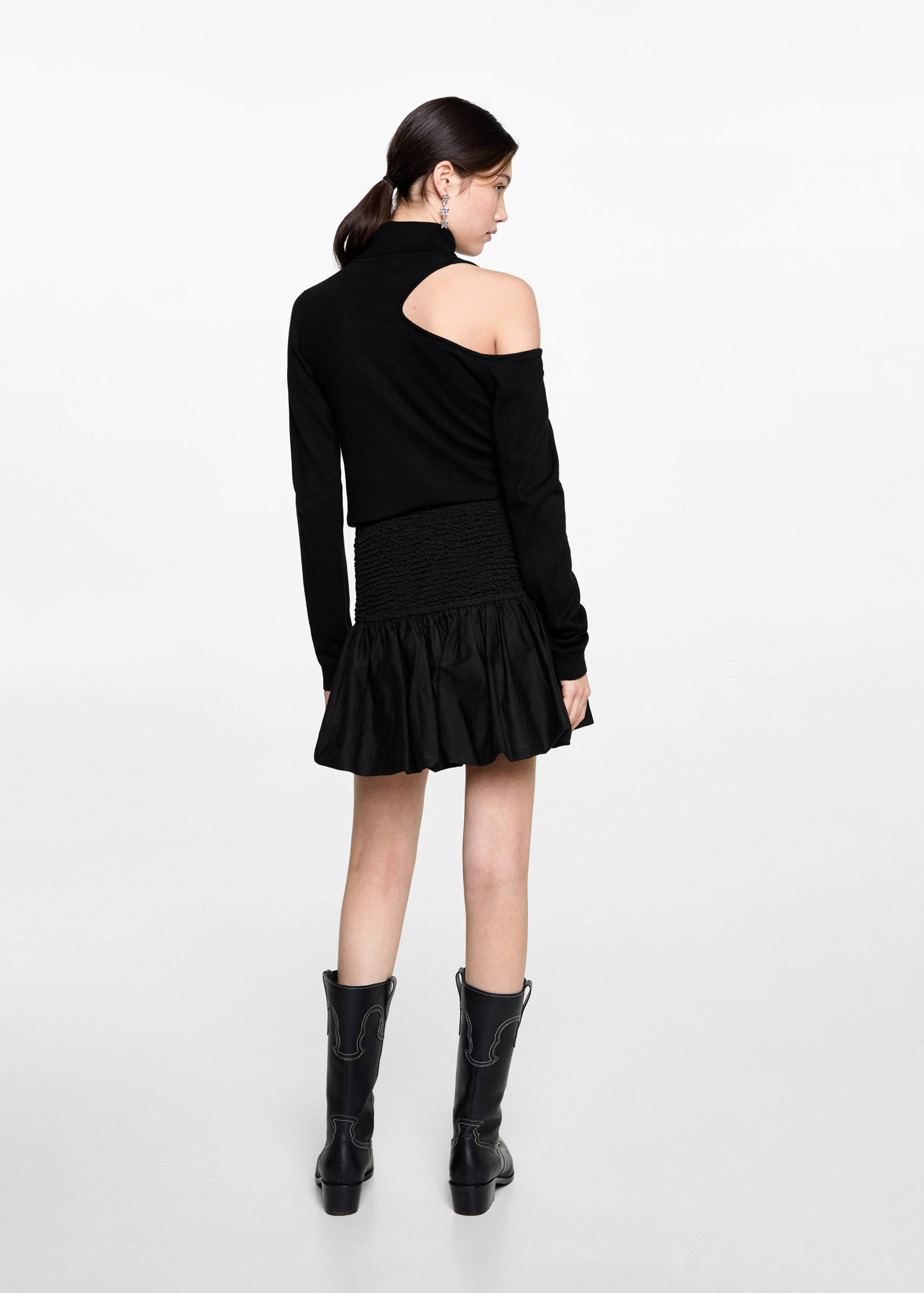 Юбка-баллон со сборками - Обратная сторона изделия