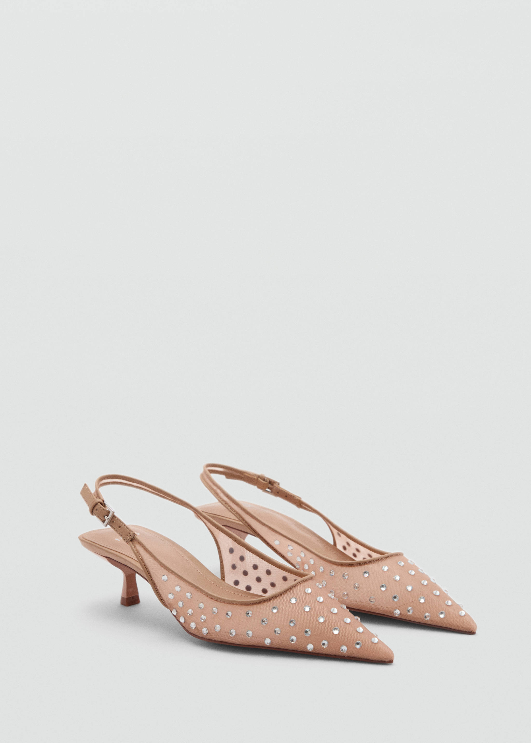Crystal heel shoe - Medium plane
