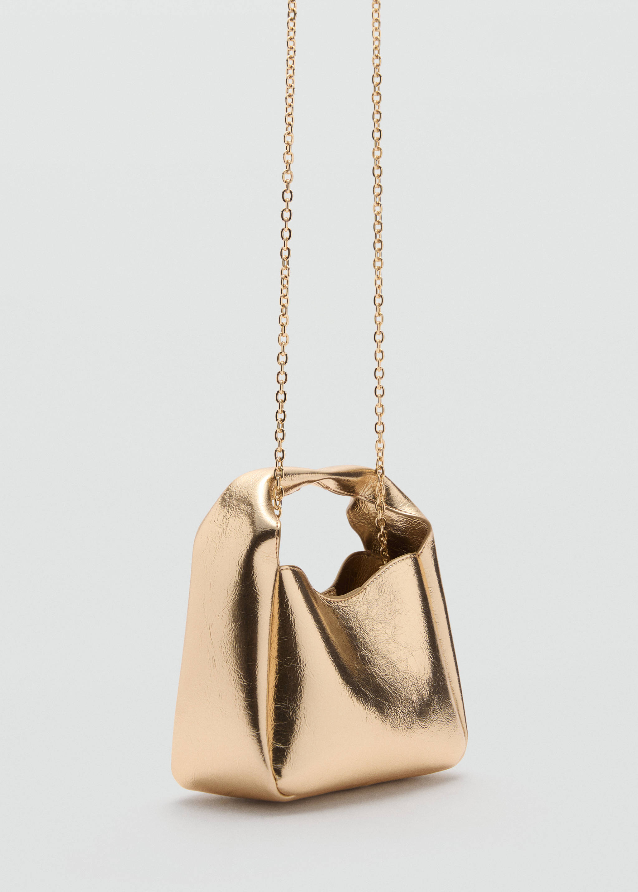 Metallic effect hand bag - Medium plane