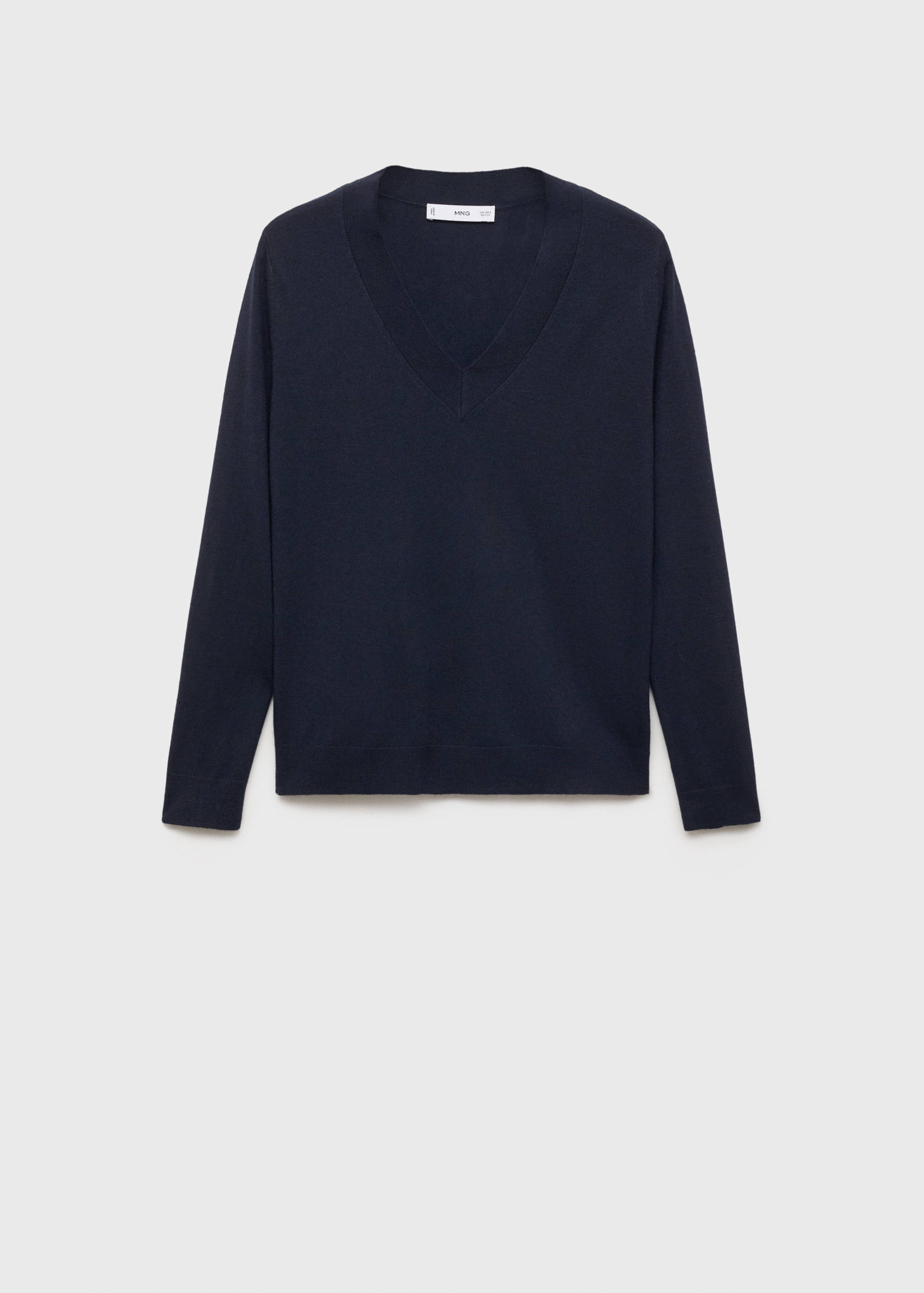 V-neck knit sweater - Article without model