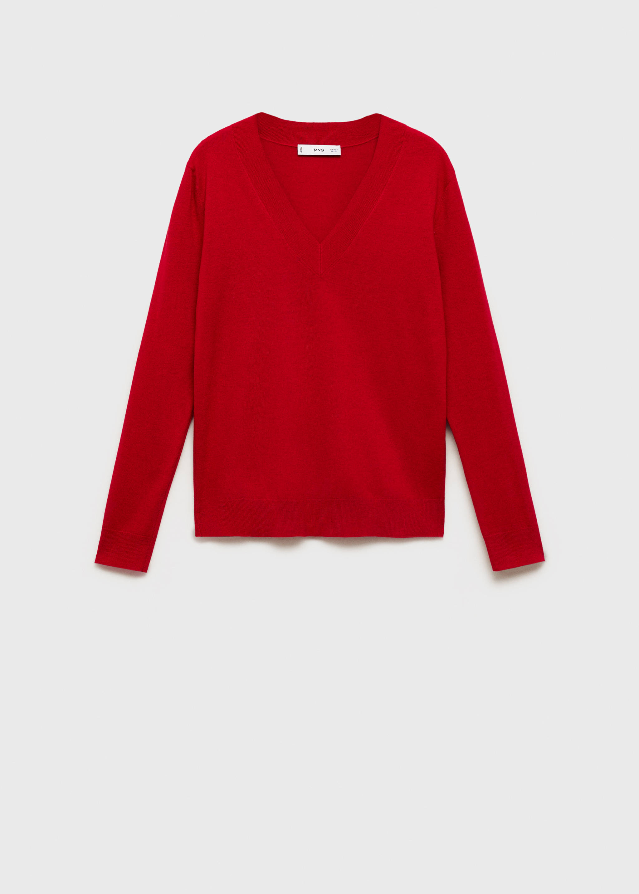 V-neck knit sweater - Article without model