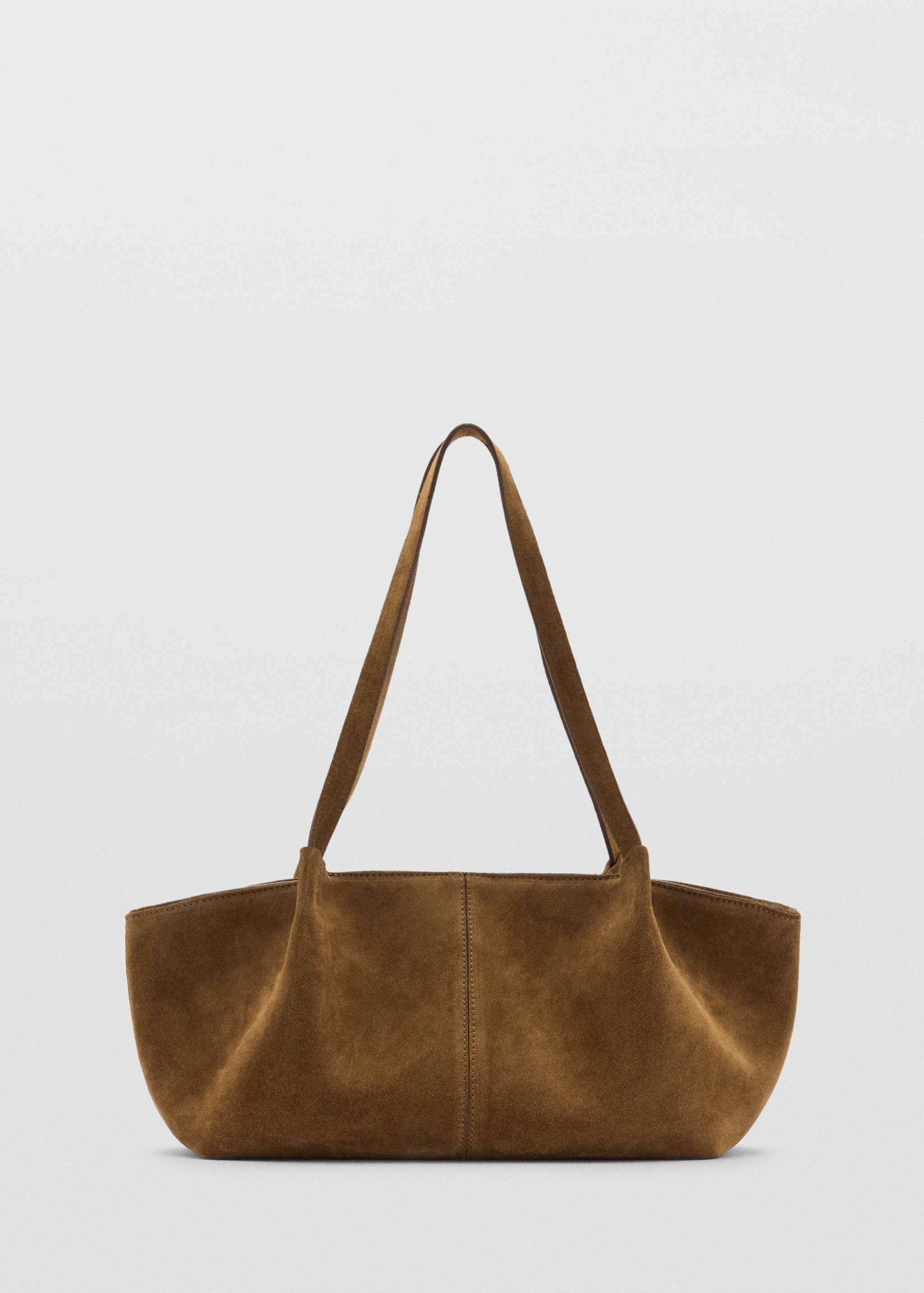 Double handle suede bag - Article without model