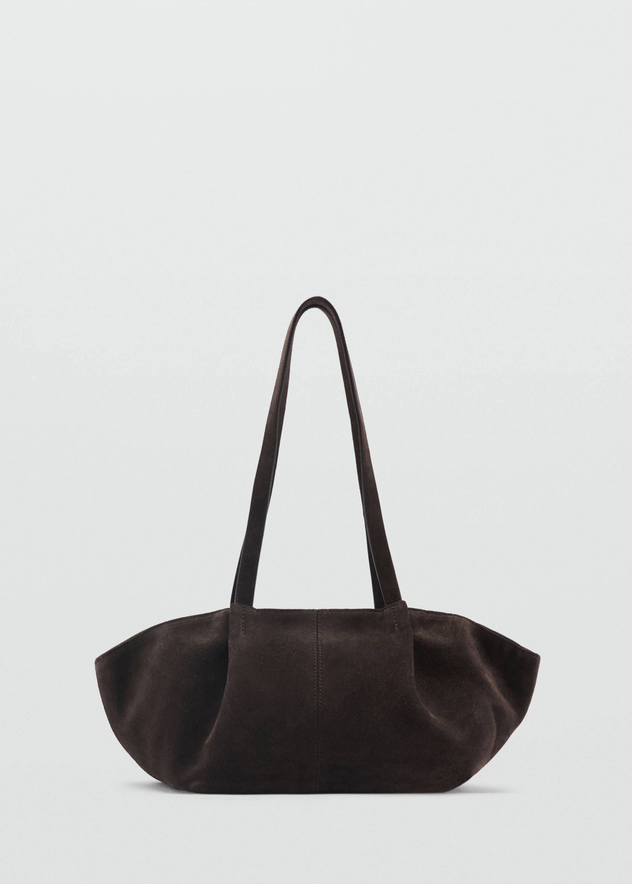 Double handle suede bag - Article without model