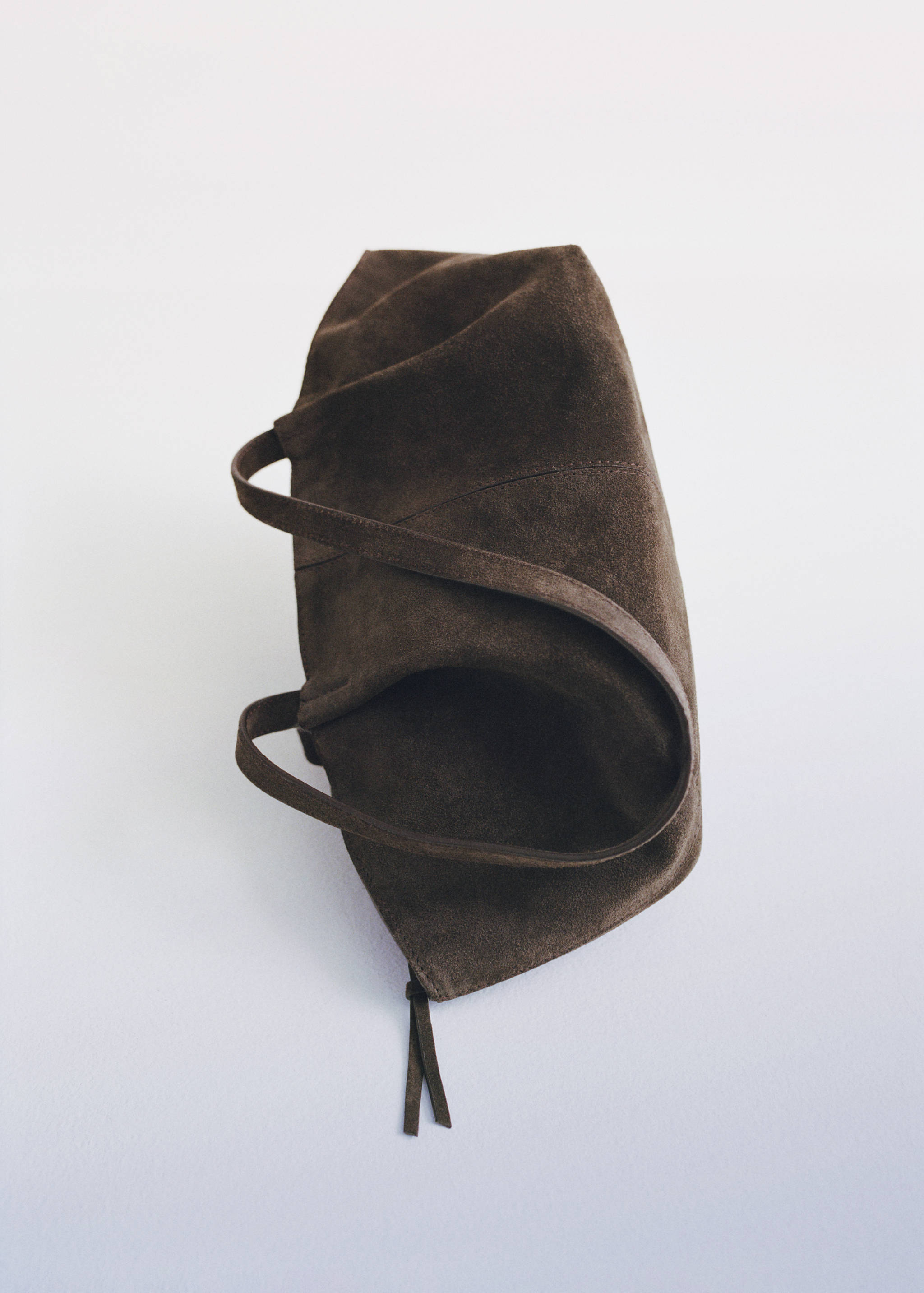 Double handle suede bag - Details of the article 6
