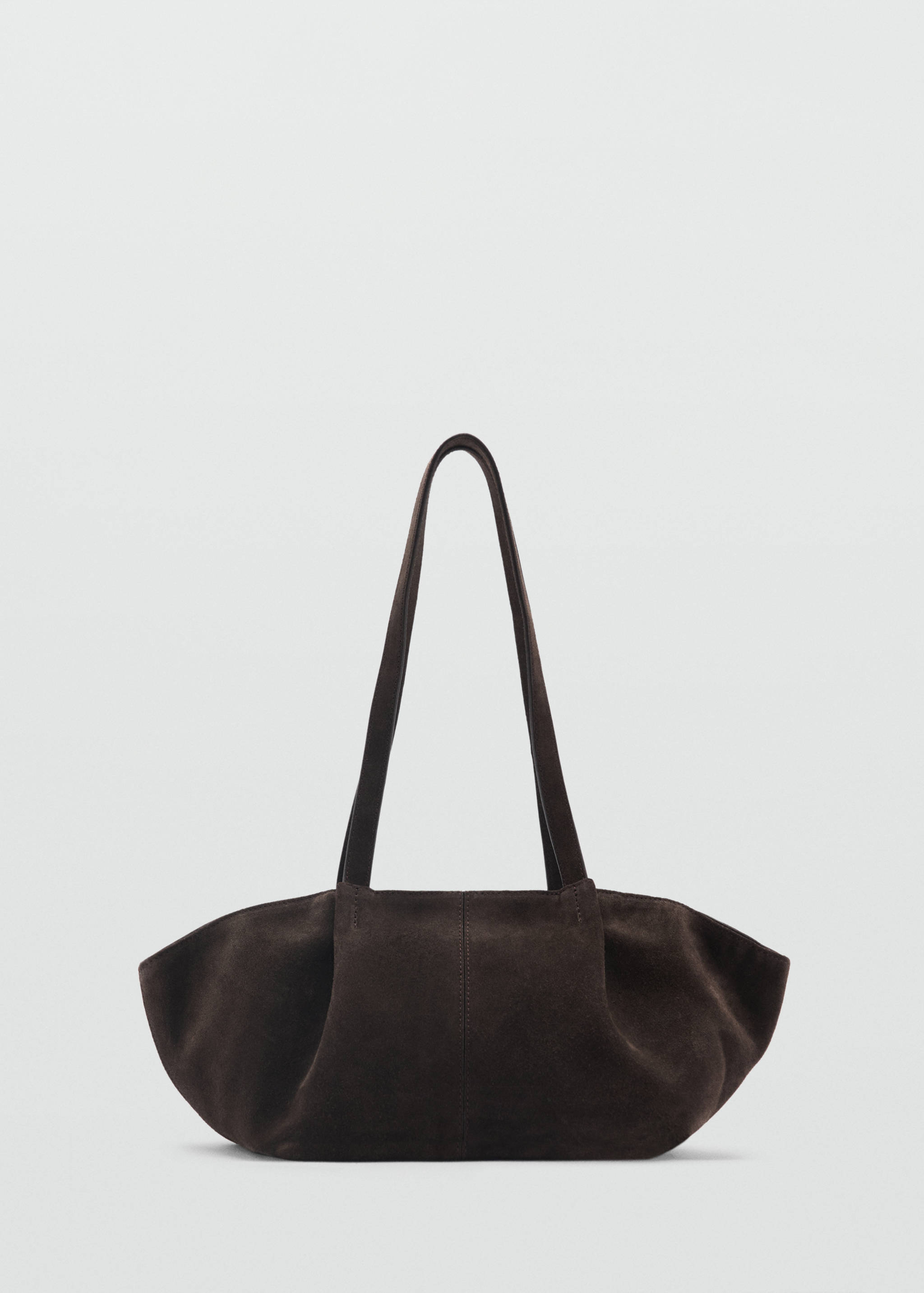 Double handle suede bag - Article without model