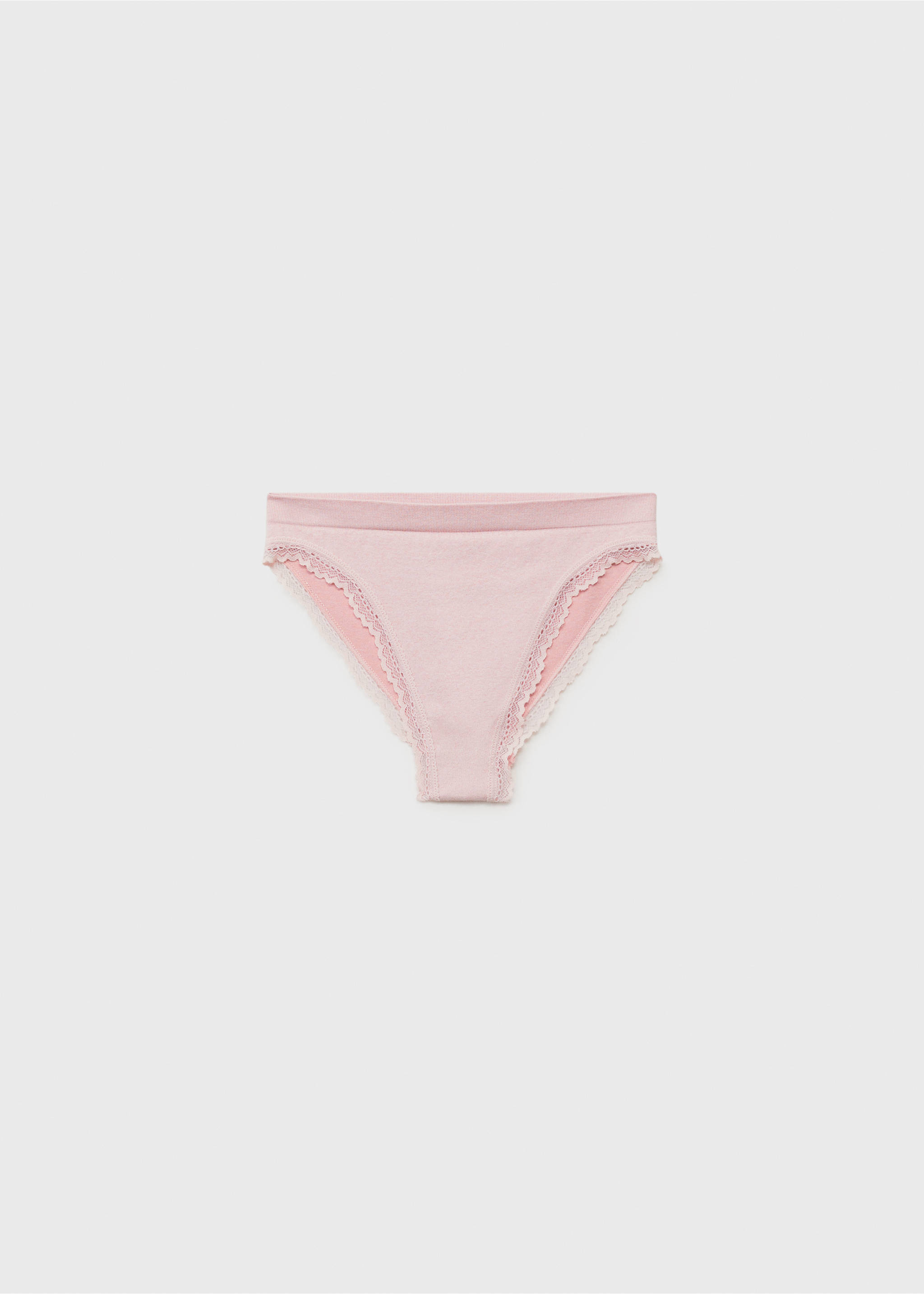 2'li basic külot - Ürünün arkası, Pastel Pembe. Ref: 87040447-00.