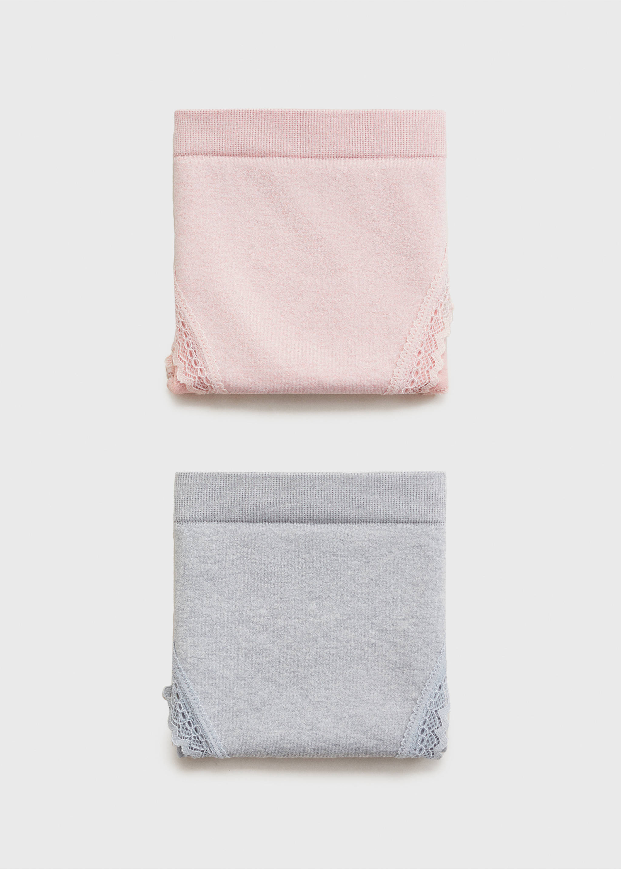 2'li basic külot - Modelsiz ürün, Pastel Pembe. Ref: 87040447-00.