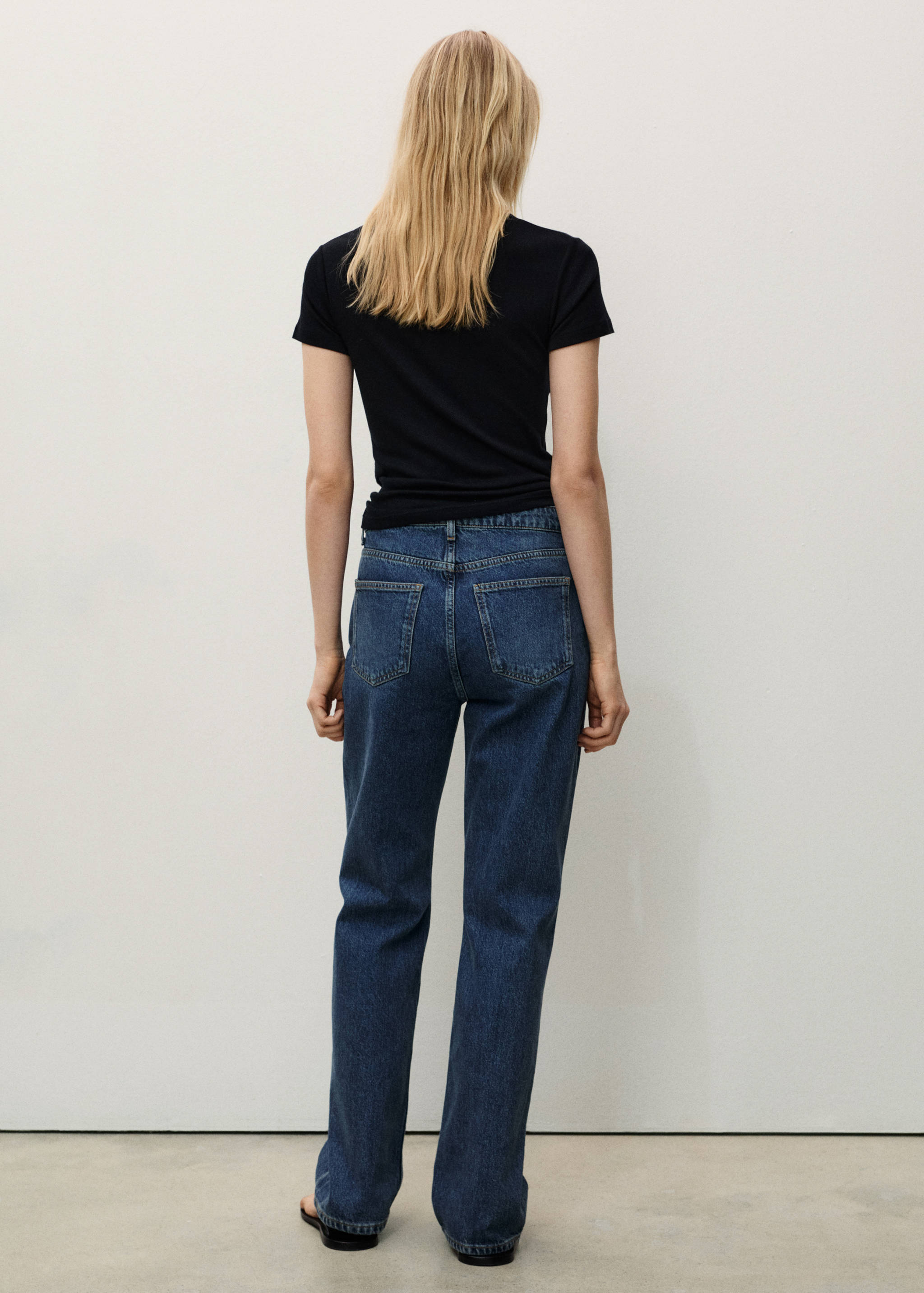 Matilda medium-rise straight-fit jeans - Reverse of the article